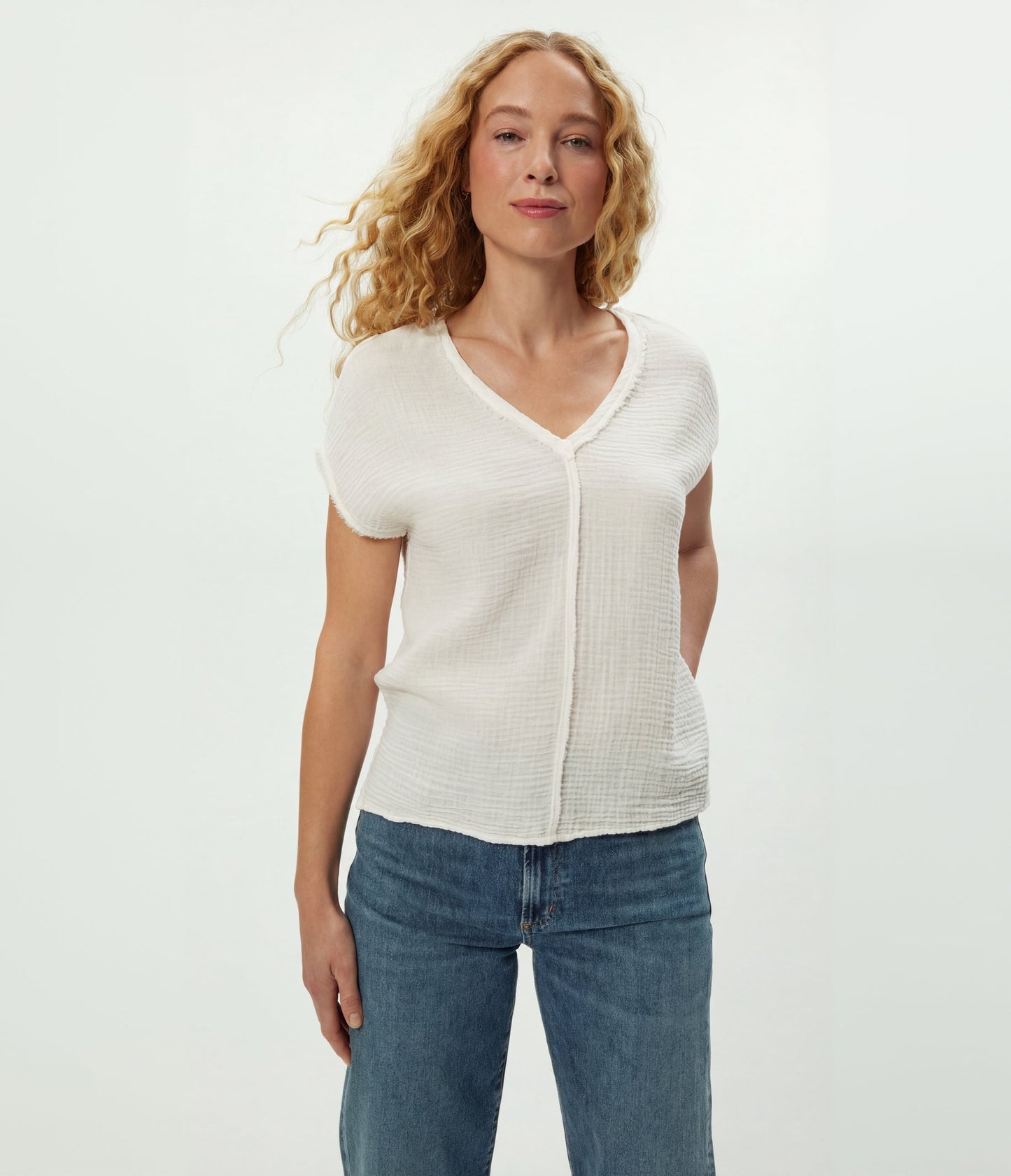 Michael Stars Draya V-Neck Top