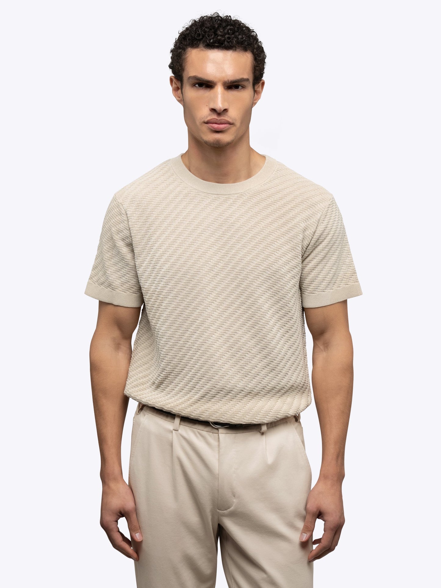 CUTS Men's Riviera Knit Texture Tee
