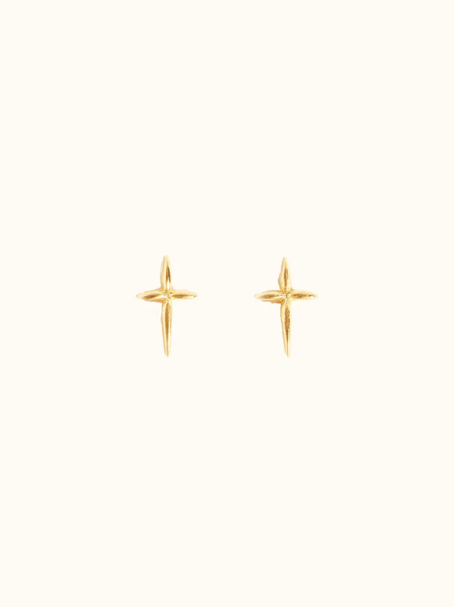 Able Droplet Cross Studs