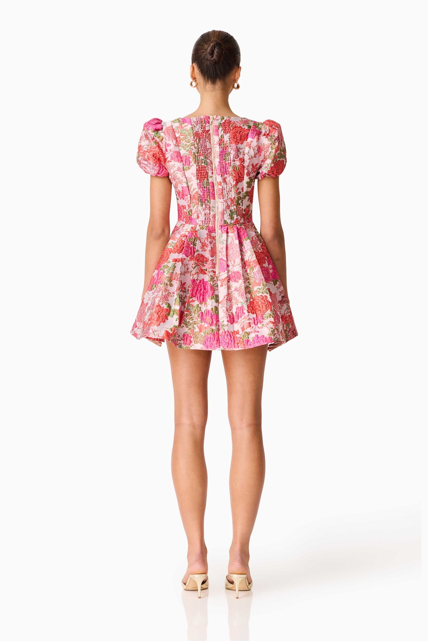 Elliatt Floralie Short Sleeve Mini Dress
