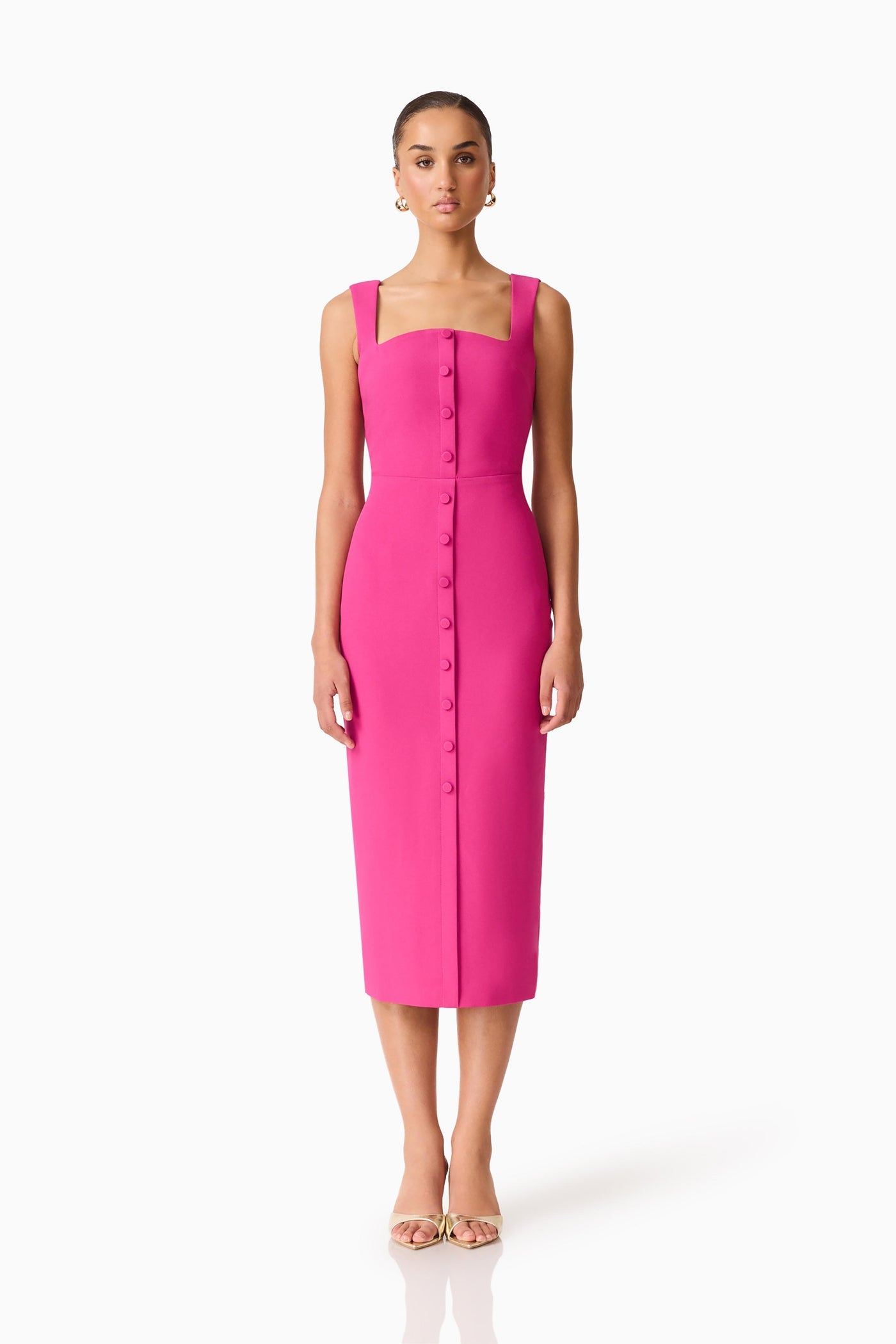 Elliatt Elva Fitted Midi Dress