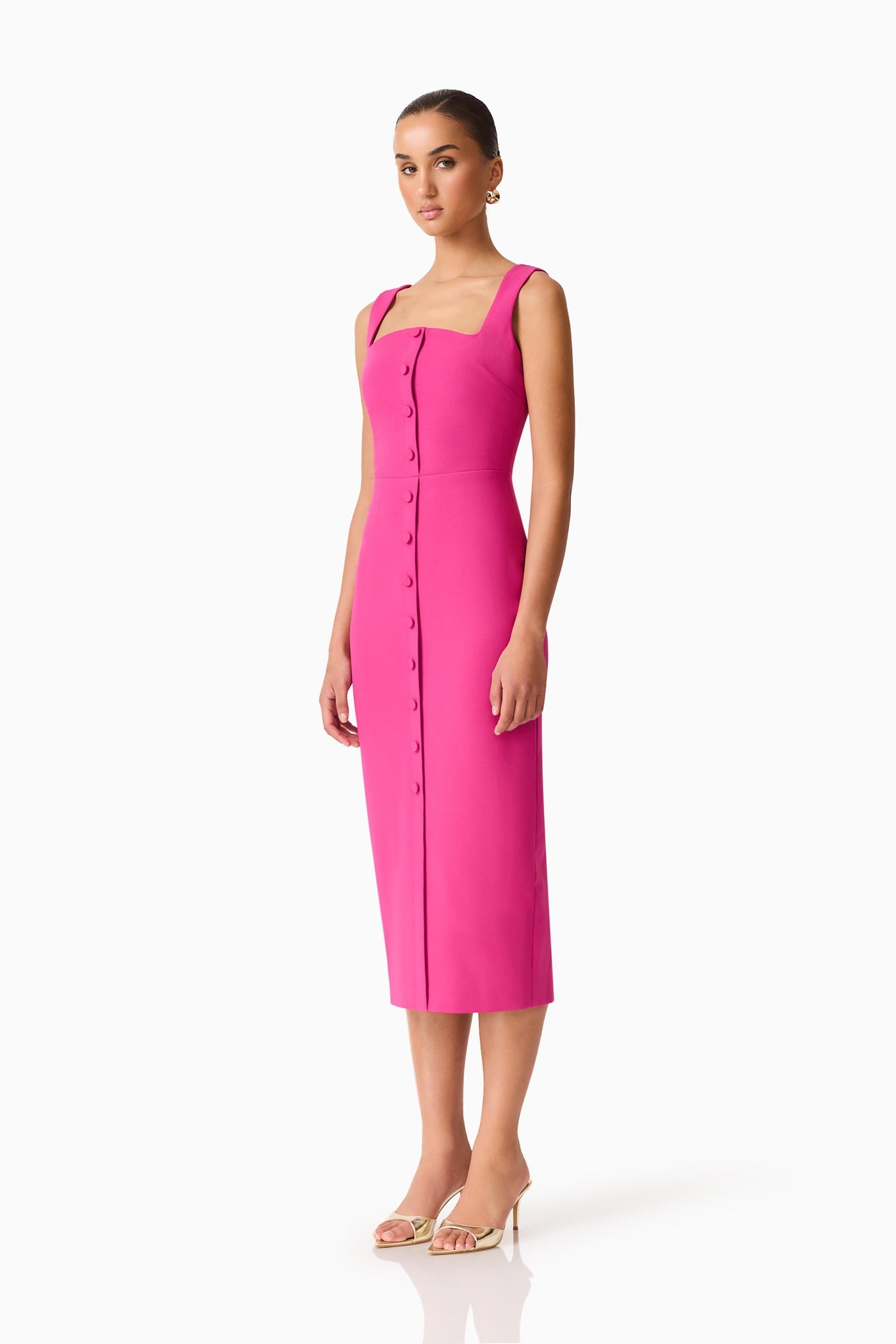 Elliatt Elva Fitted Midi Dress