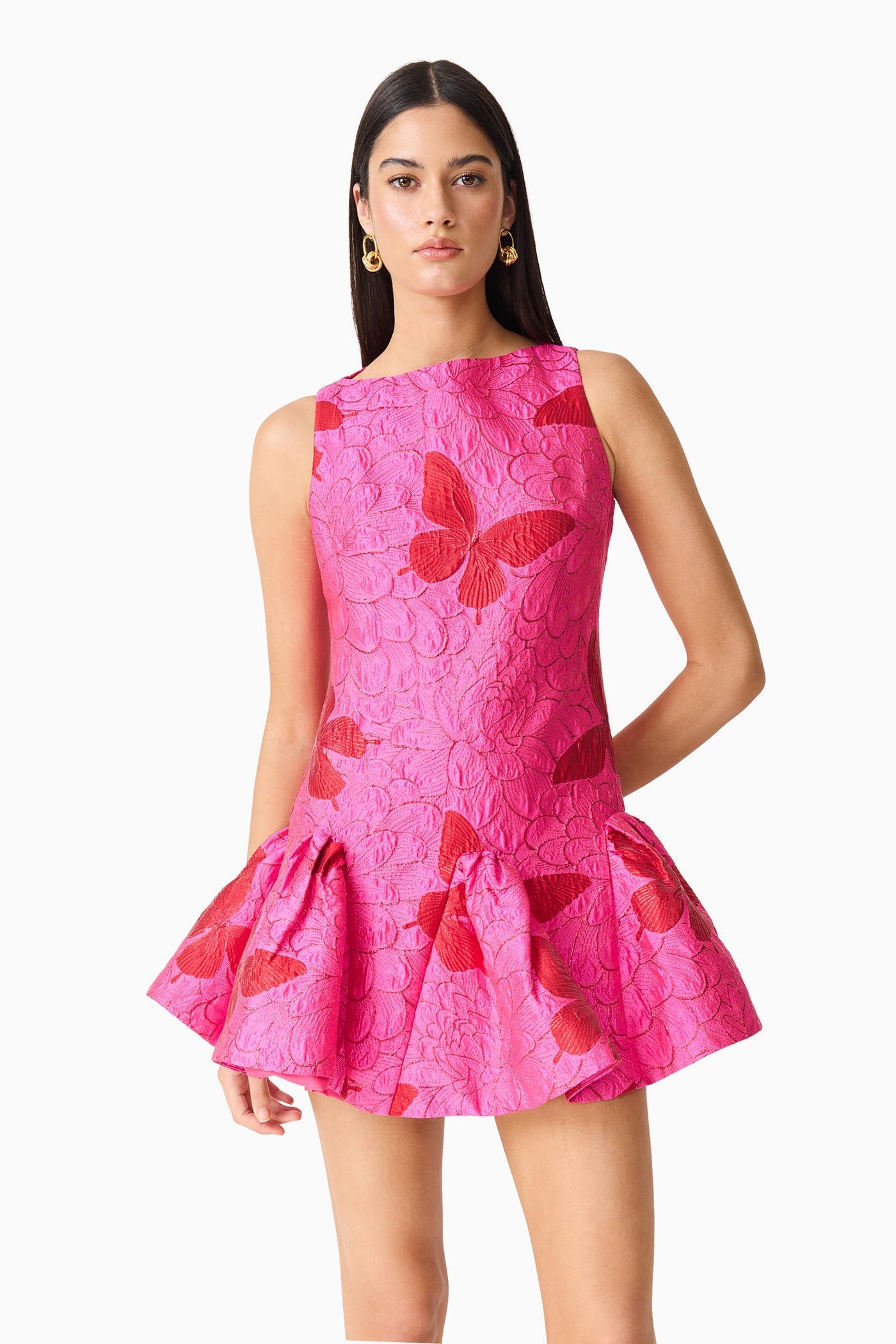 Elliatt Lorena Jacquard Mini Dress
