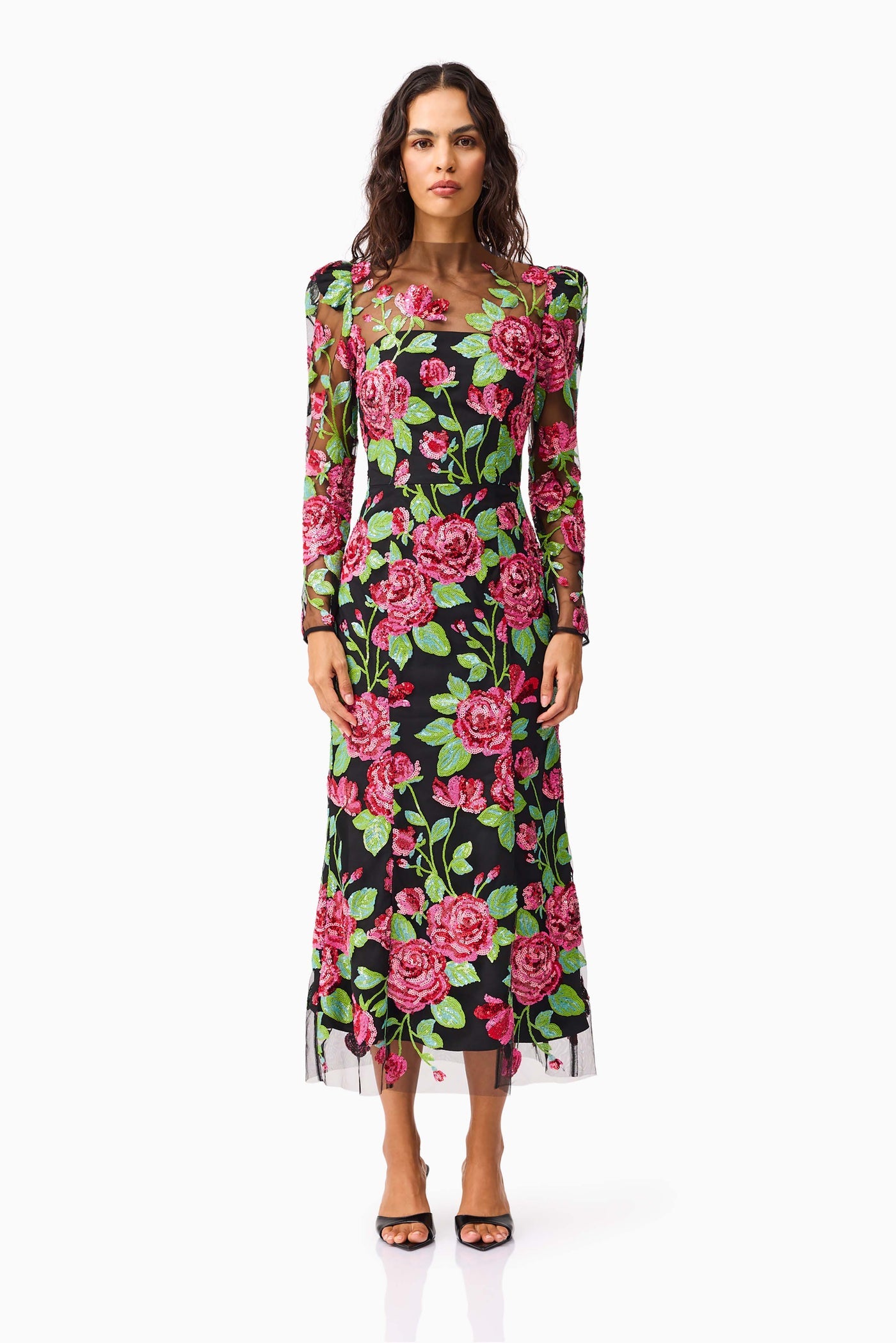 Elliatt Lyra Sequin Midi Dress