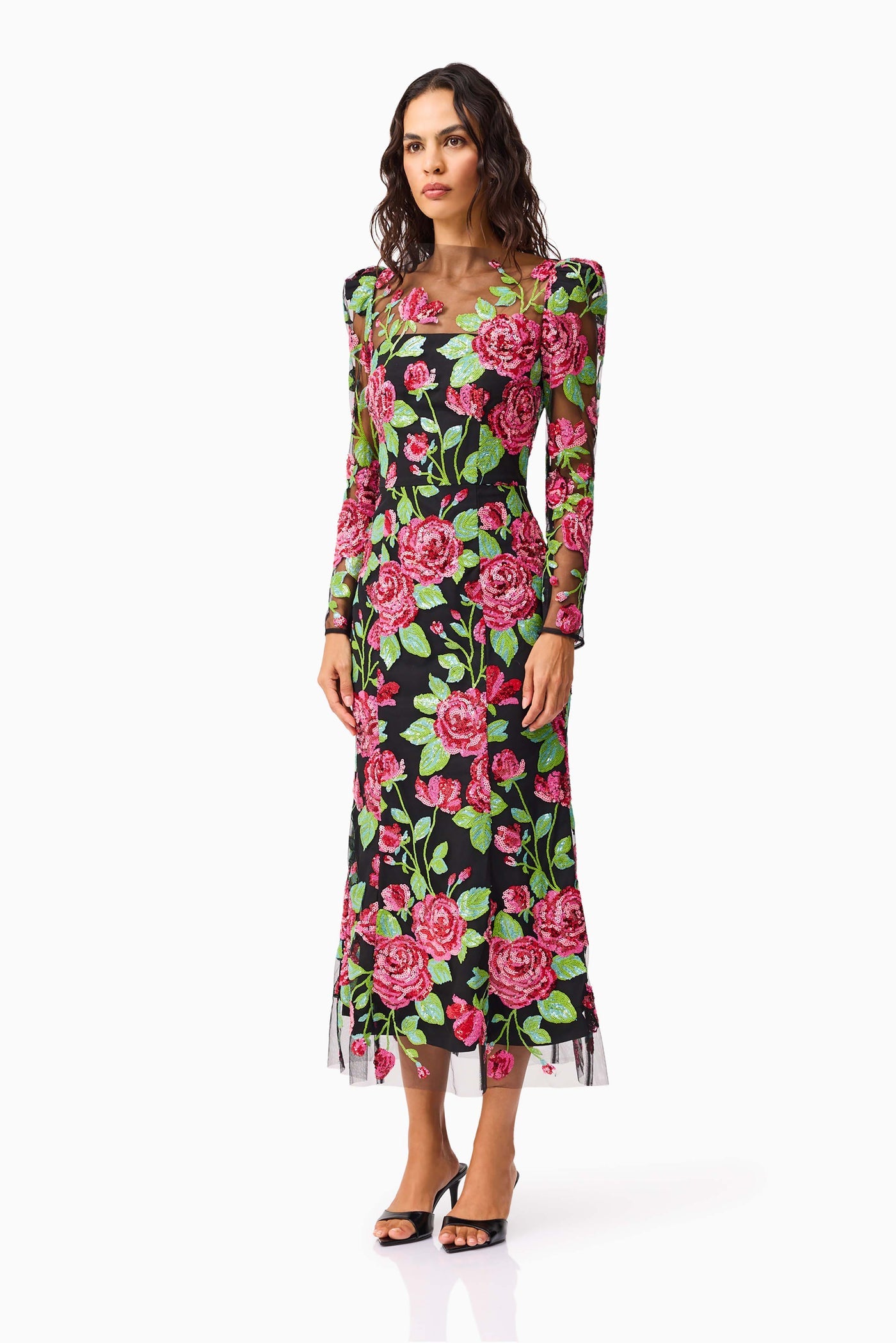 Elliatt Lyra Sequin Midi Dress