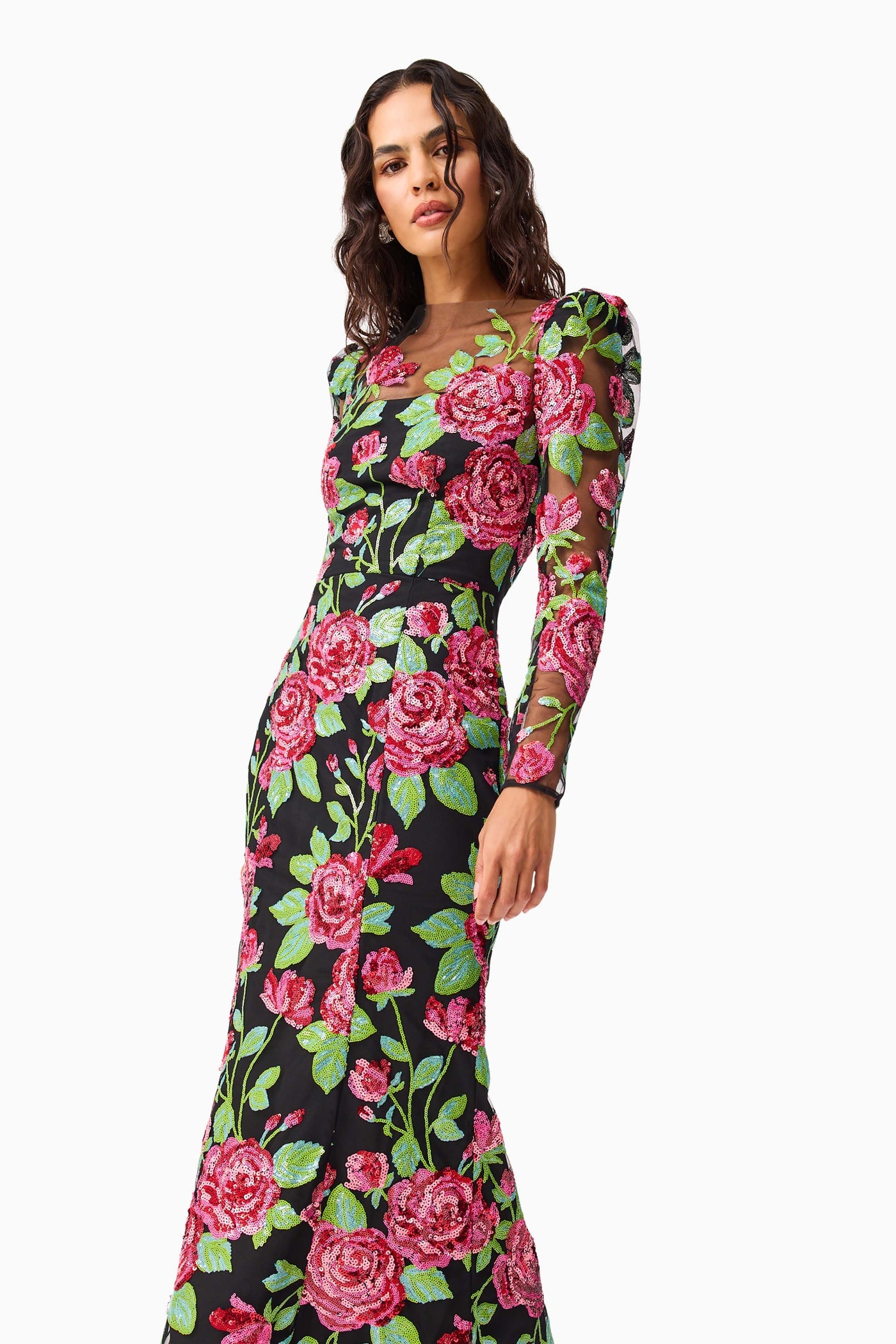 Elliatt Lyra Sequin Midi Dress