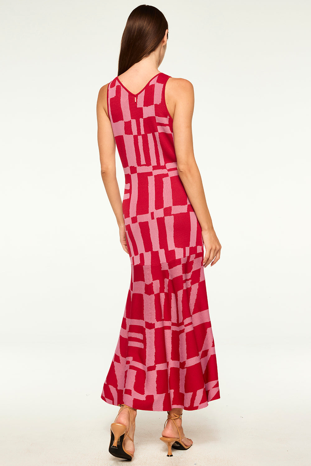 red misa dress MISA Sofie Dress | Red/Floral | Size XS