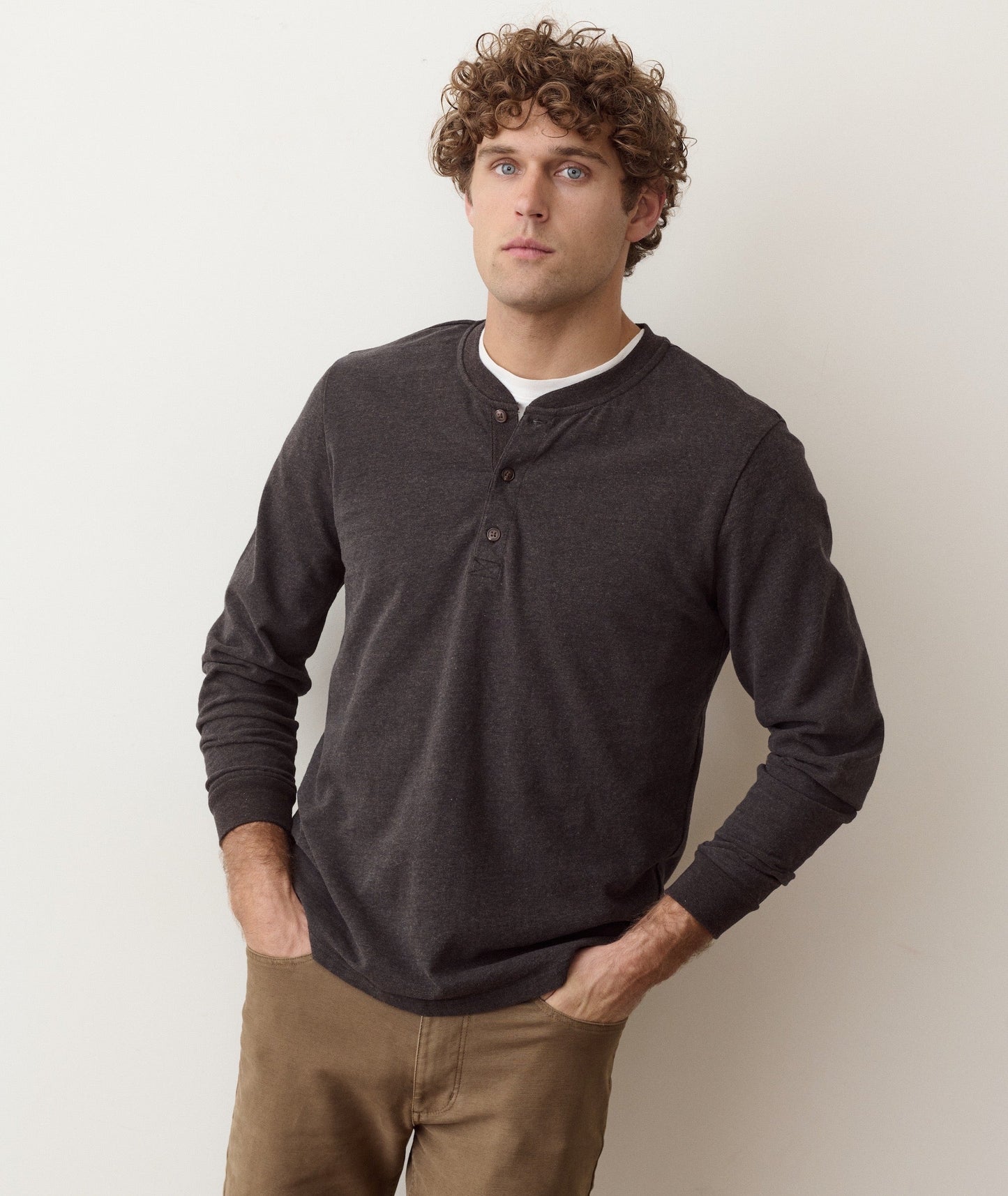 Marine Layer Luxe Jersey Henley