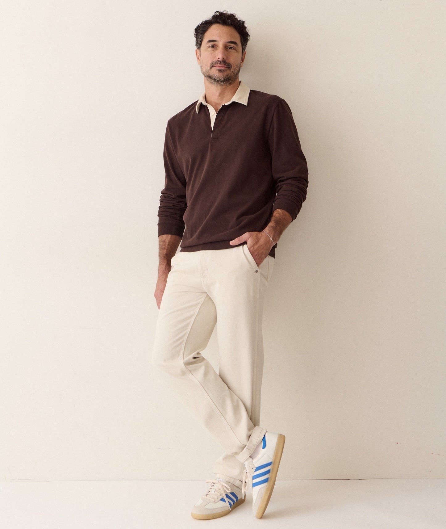 Marine Layer Sueded Rugby Polo