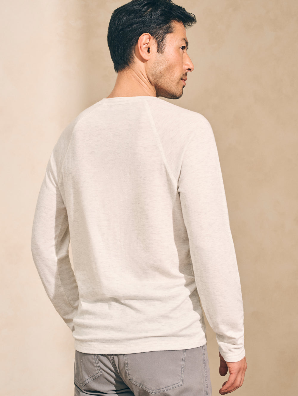 Faherty Men's Long Sleeve Cloud Henley