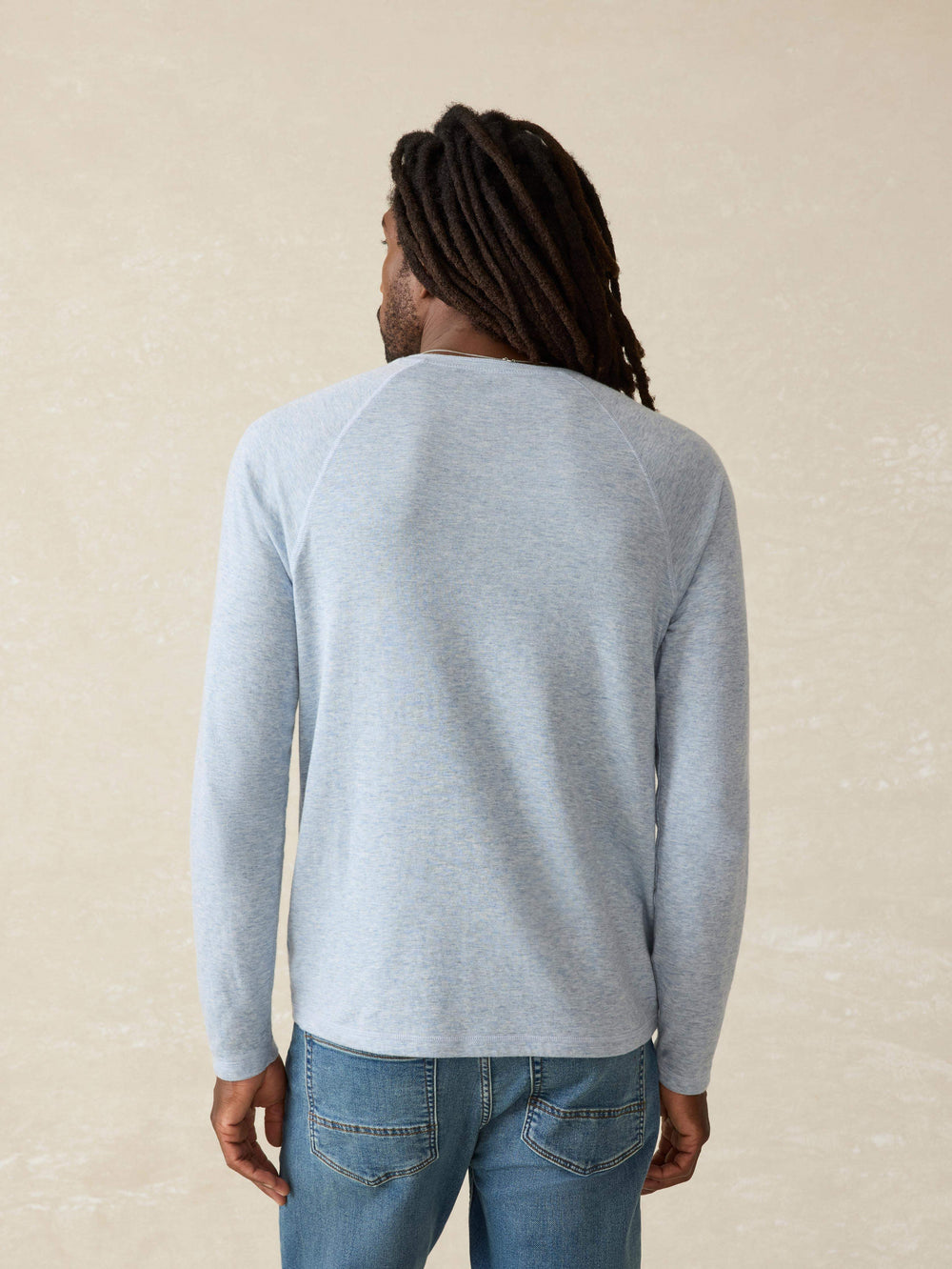 Faherty Men's Long Sleeve Cloud Henley