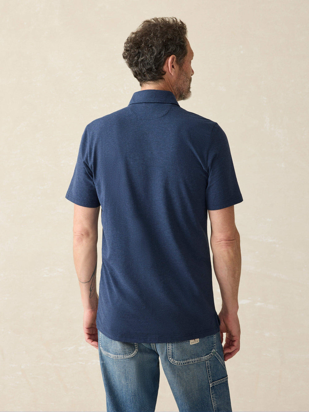 Mens Faherty Short Sleeve Movement Polo