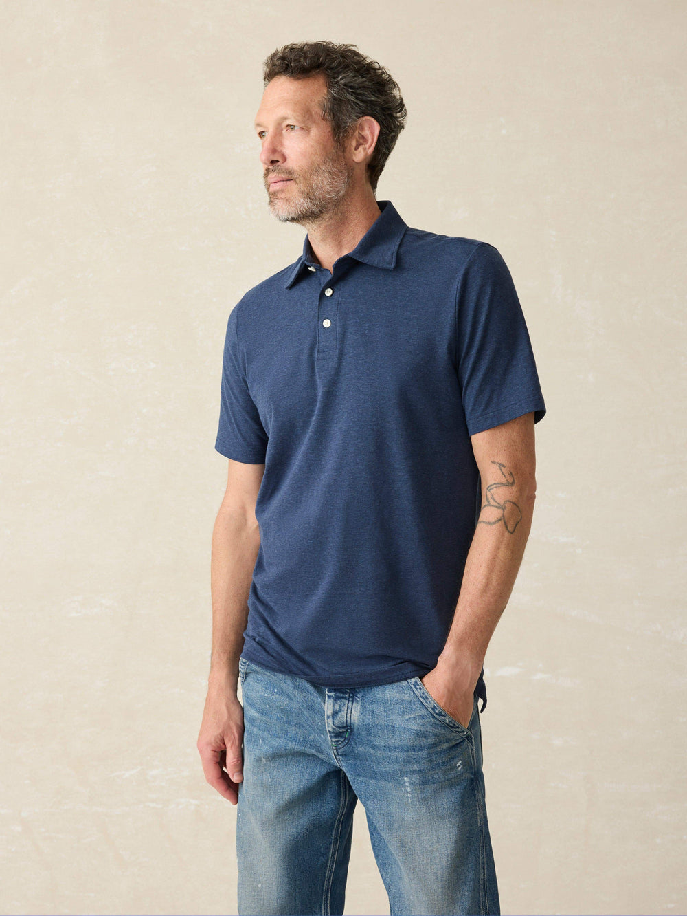 Mens Faherty Short Sleeve Movement Polo