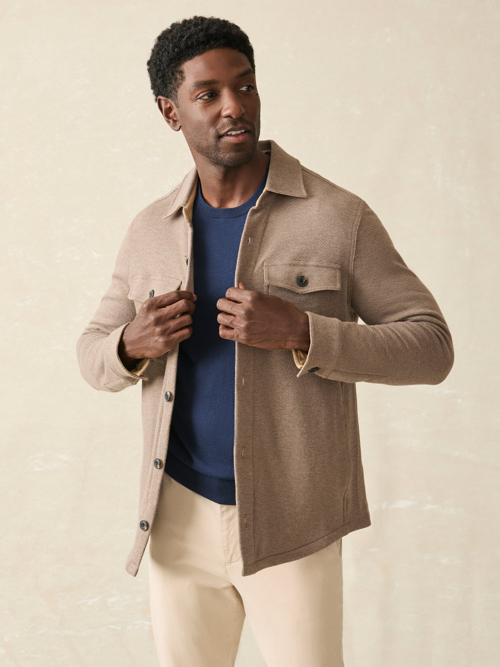 Faherty Inlet Jacket Faherty Men's Inlet Knit CPO – HimandHerBoutique
