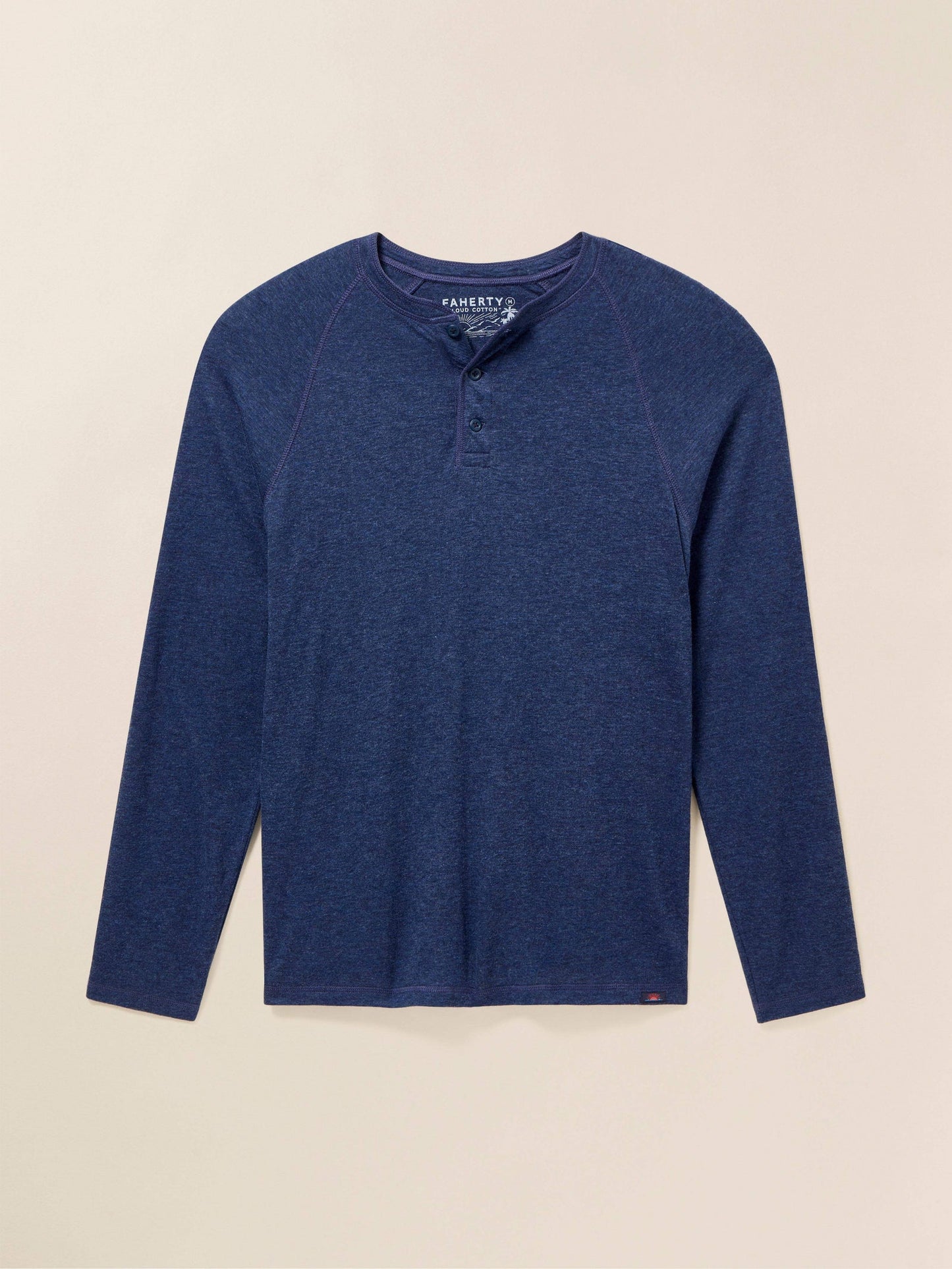 Faherty Men's Long Sleeve Cloud Henley