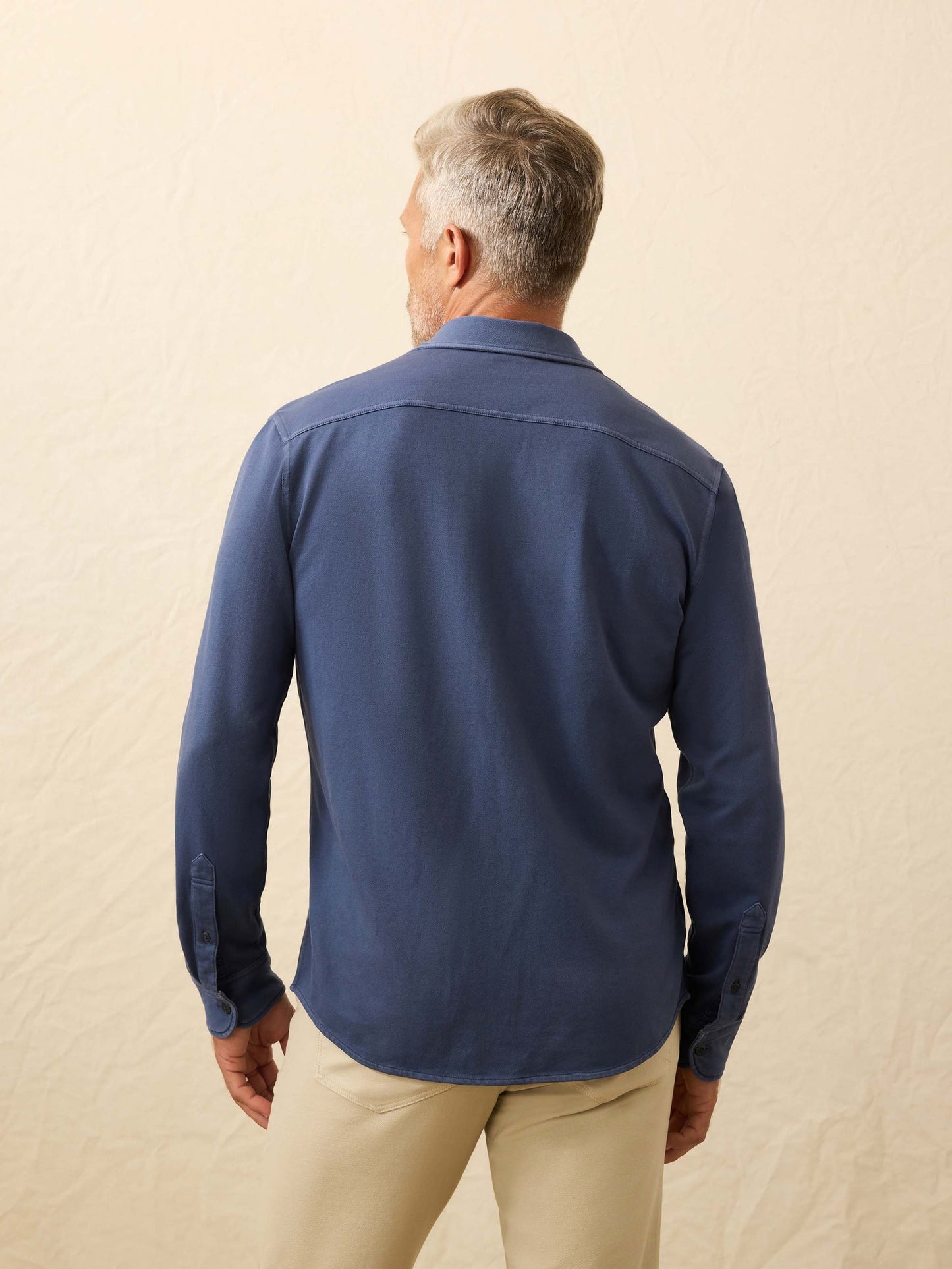 Faherty Men's Field Knit Utility Shirt