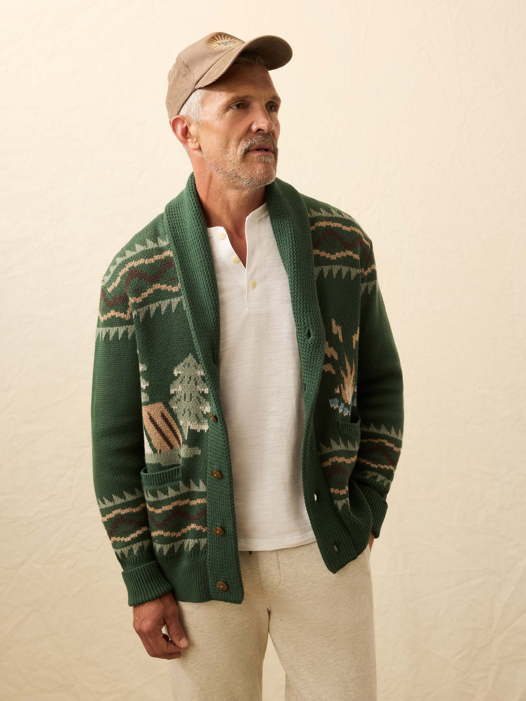 Faherty Men's Camp Cardigan – HimandHerBoutique