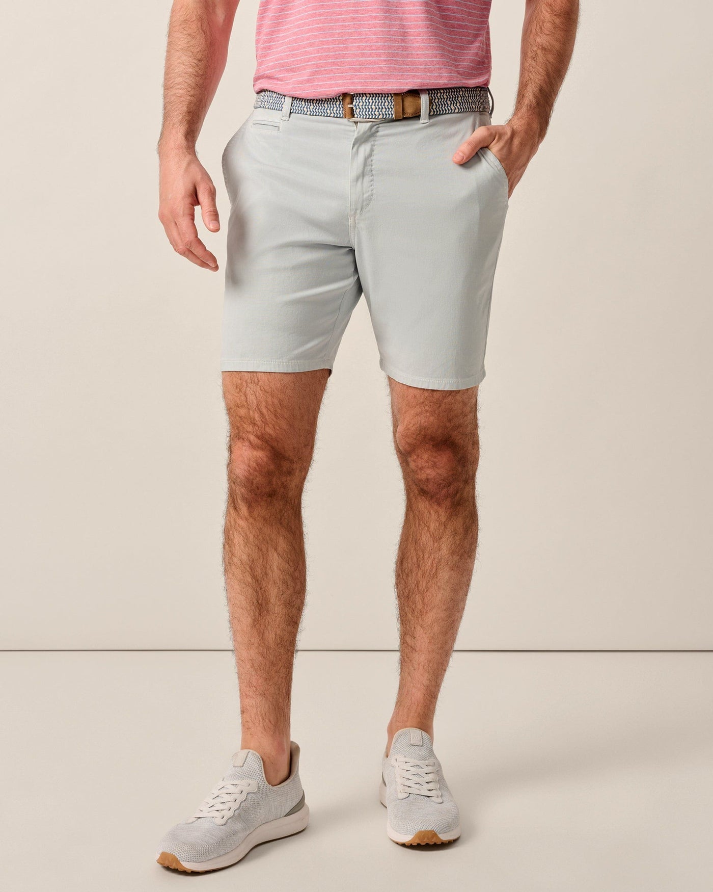 Johnnie-O Nassau Cotton Blend Shorts 7"