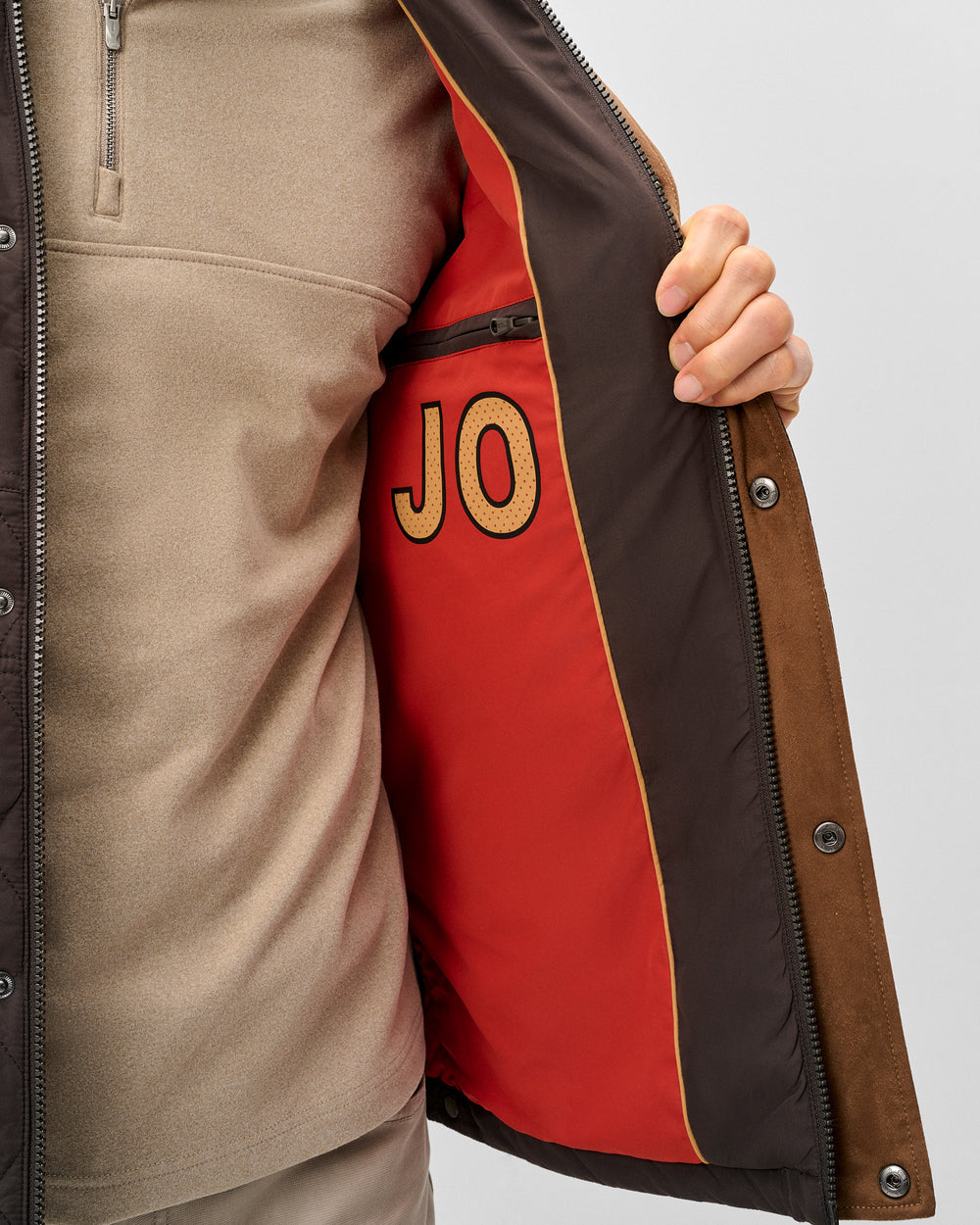 Johnnie-O Men's Juno Quilted Snap Jacket