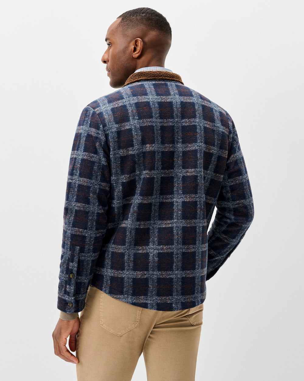 Johnnie-O Men's Sherpa Lined Shacket