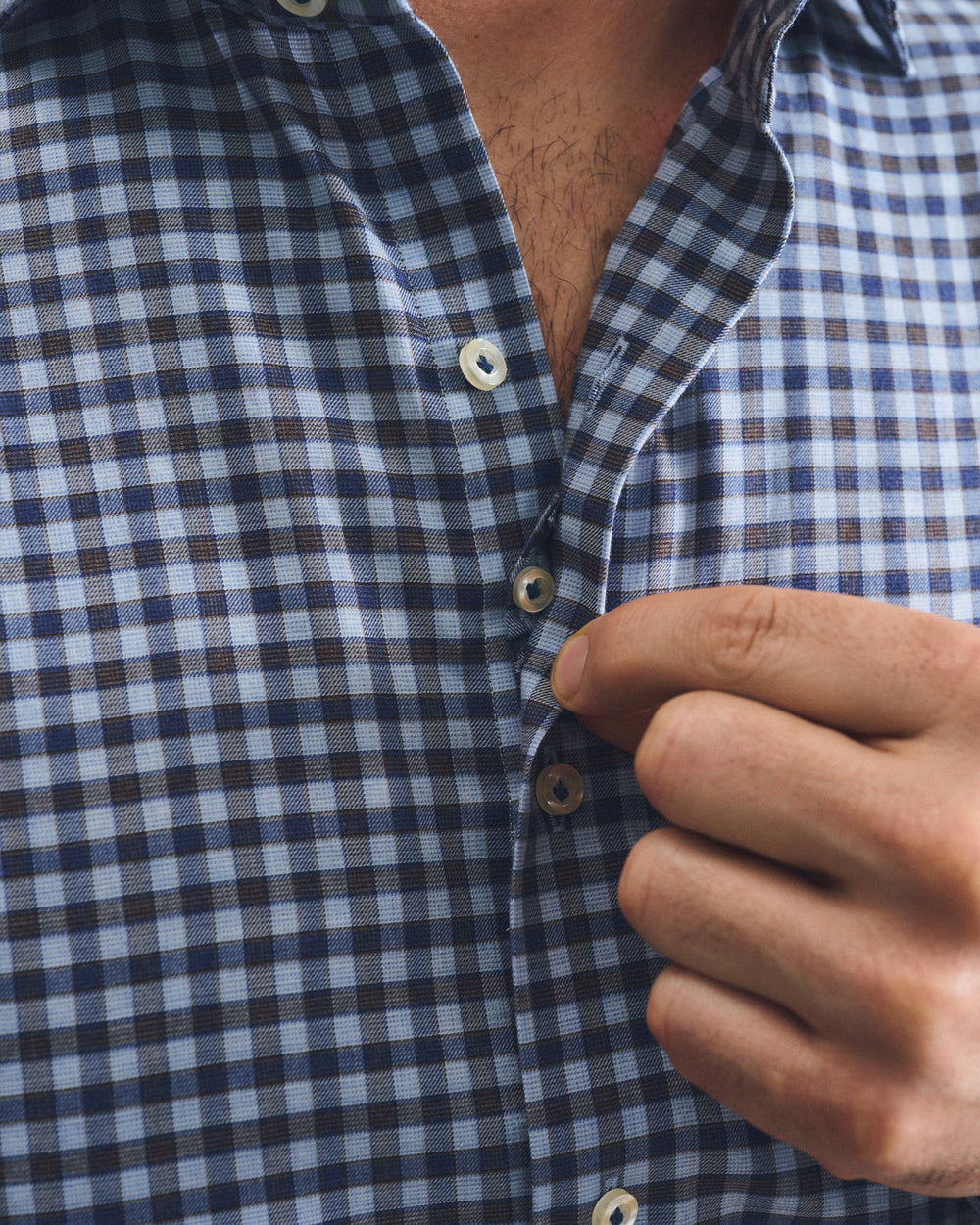 Johnnie- O Men's Top Shelf  Amalfi Gingham Cotton Button DownShirt