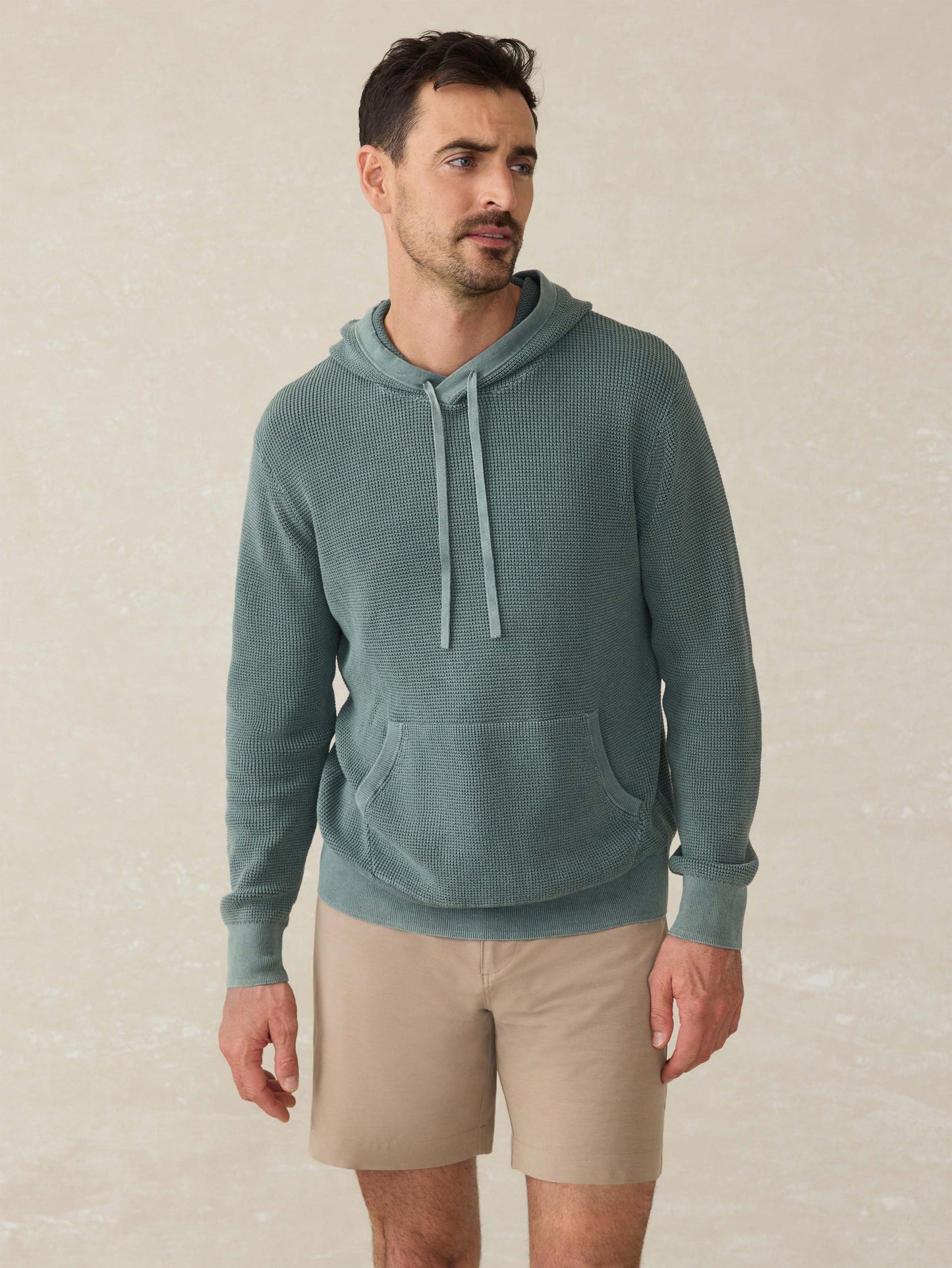 Faherty Men's Sunwashed Sweater Hoodie