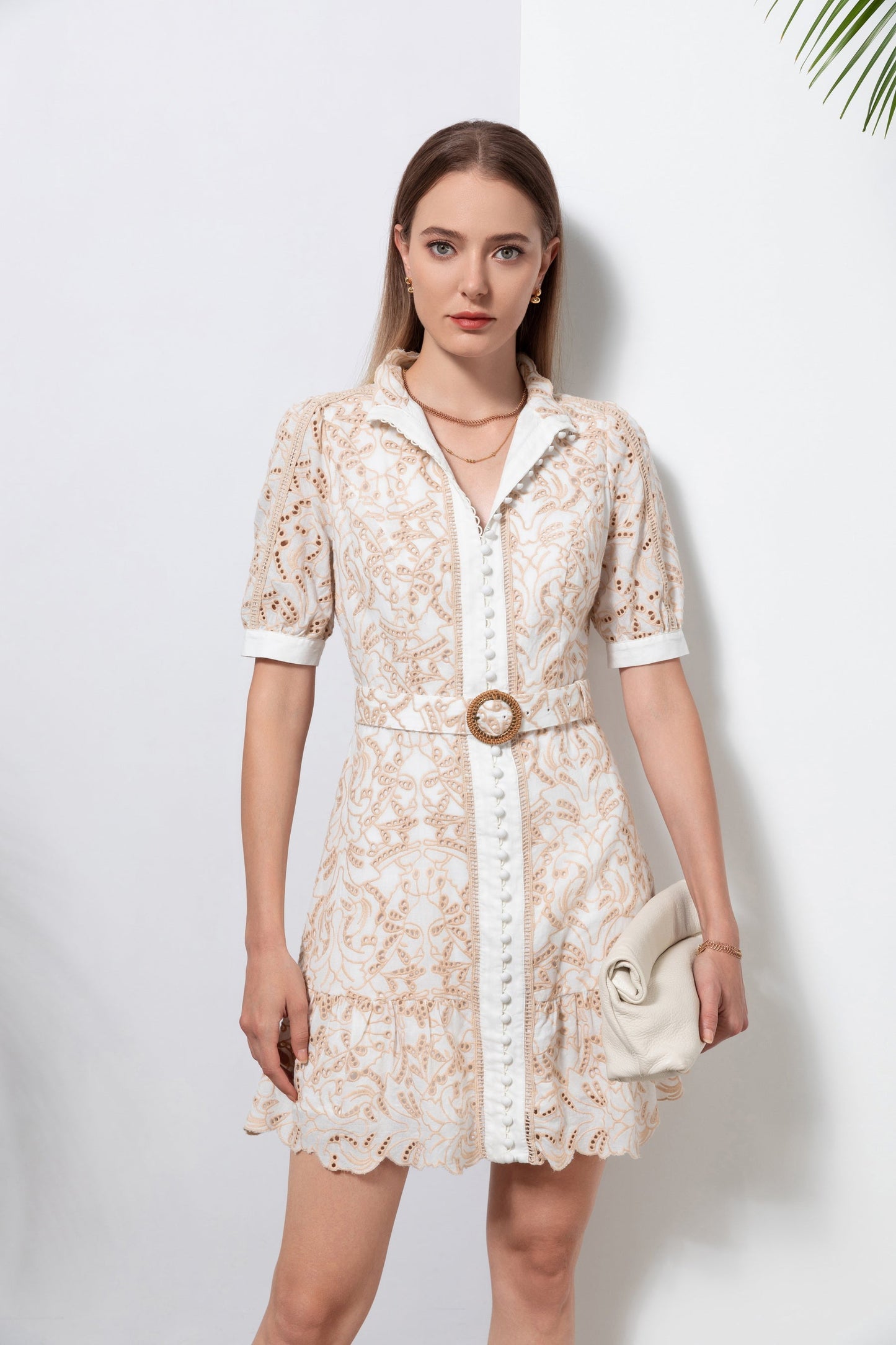 G.D.S. Naomi Belted Short Dress