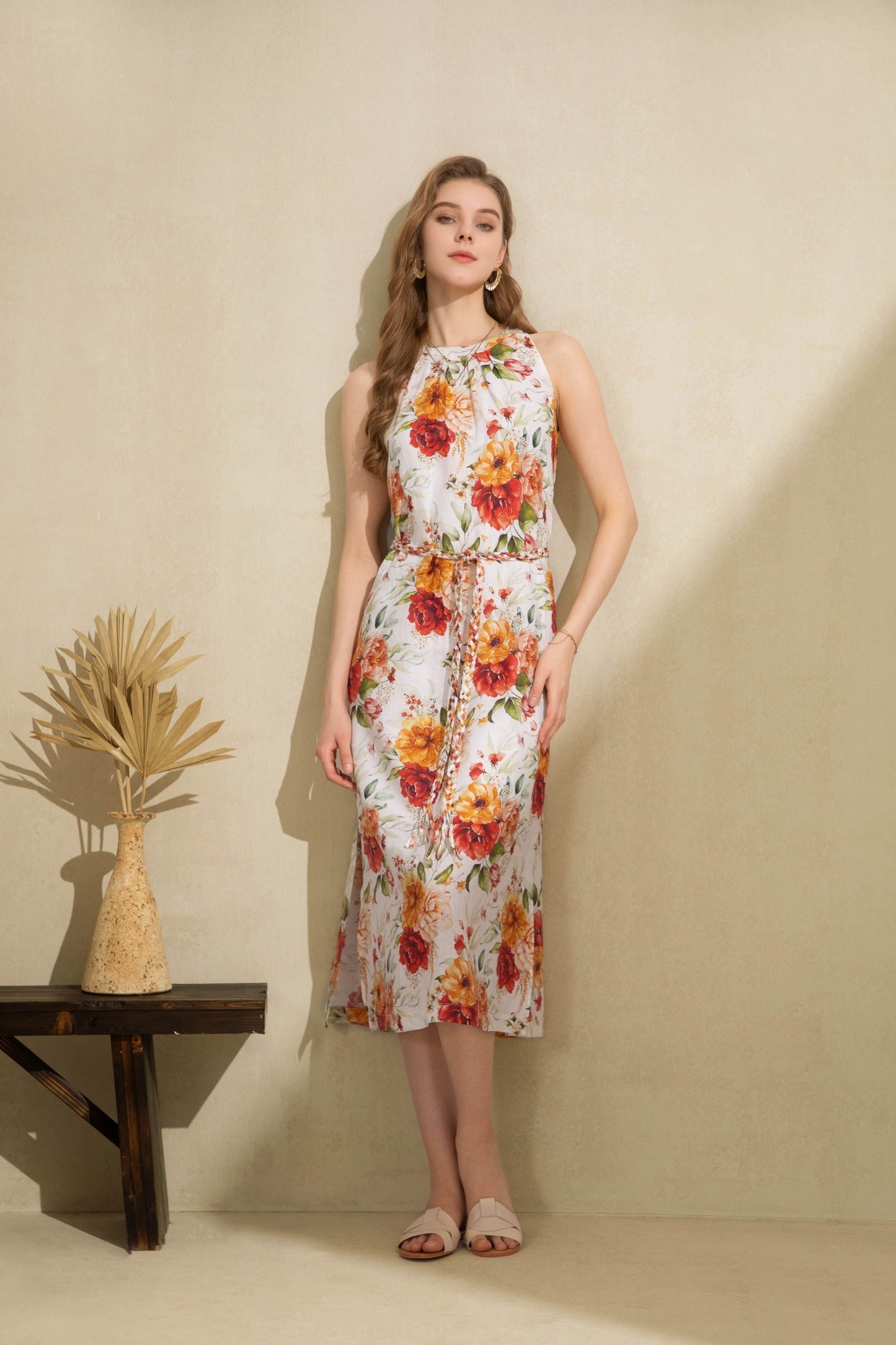 G.D.S. Aelis Linen Long Dress
