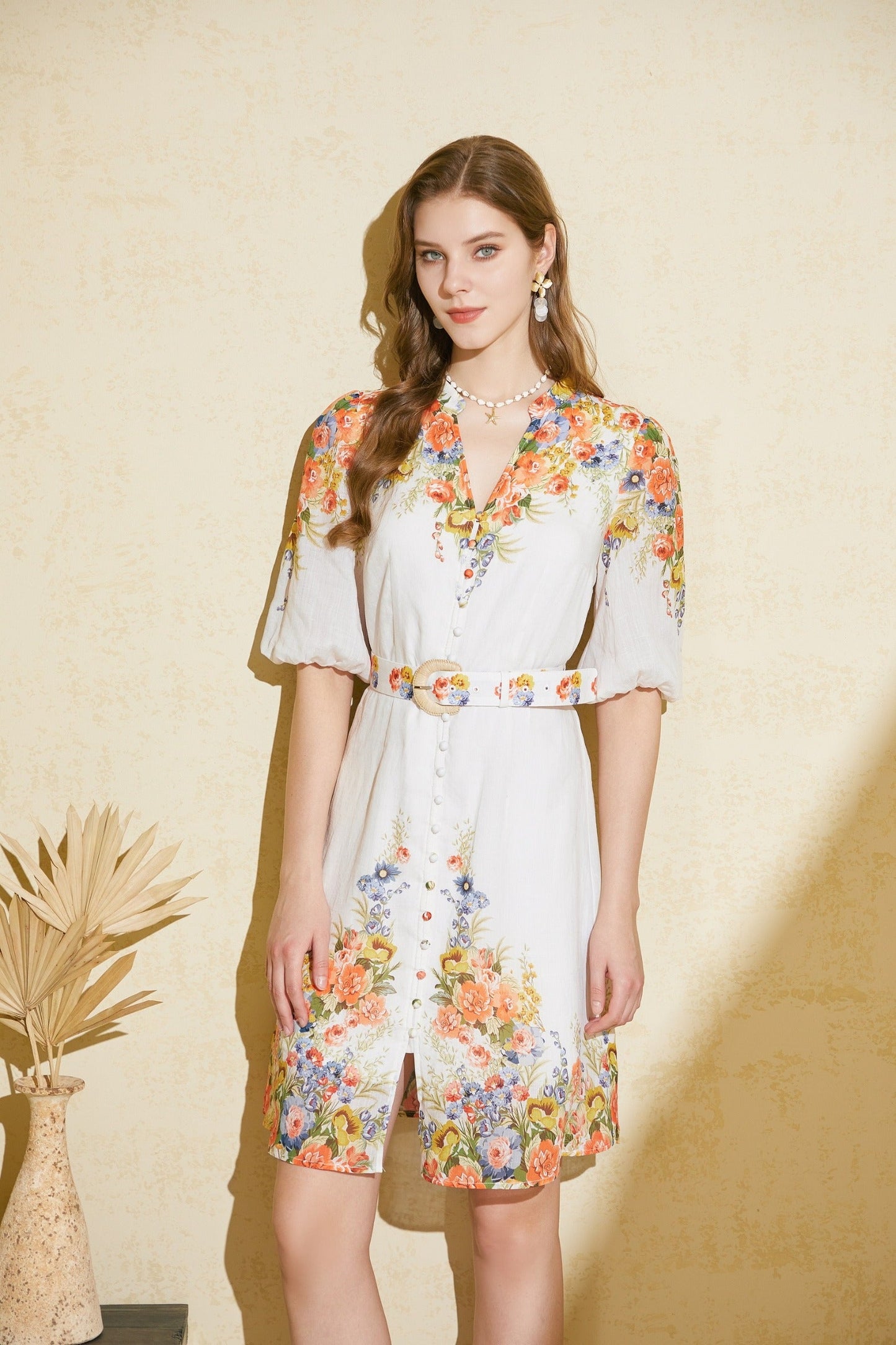 G.D.S. Perla Printed Short Dress