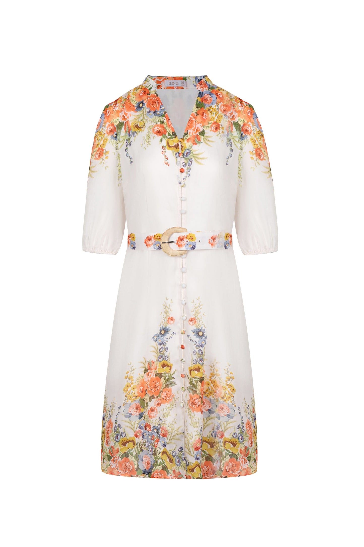 G.D.S. Perla Printed Short Dress