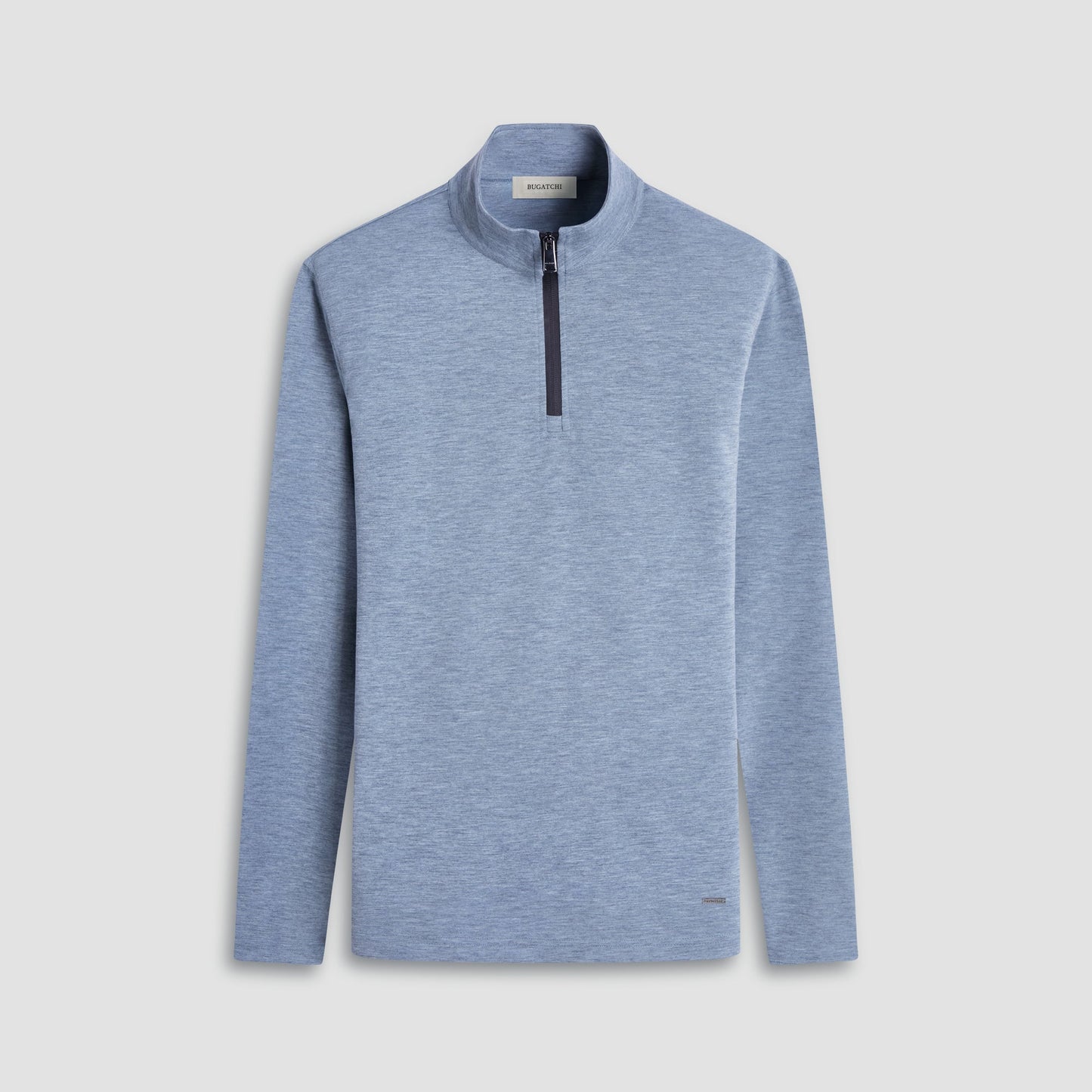 Bugatchi Shark Soft Touch Heather Quarter-Zip Pullover