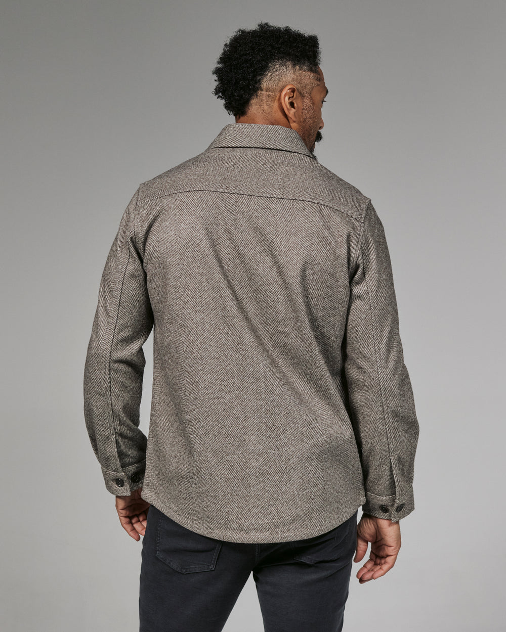 7 Diamonds Men's Generation Herringbone Shacket
