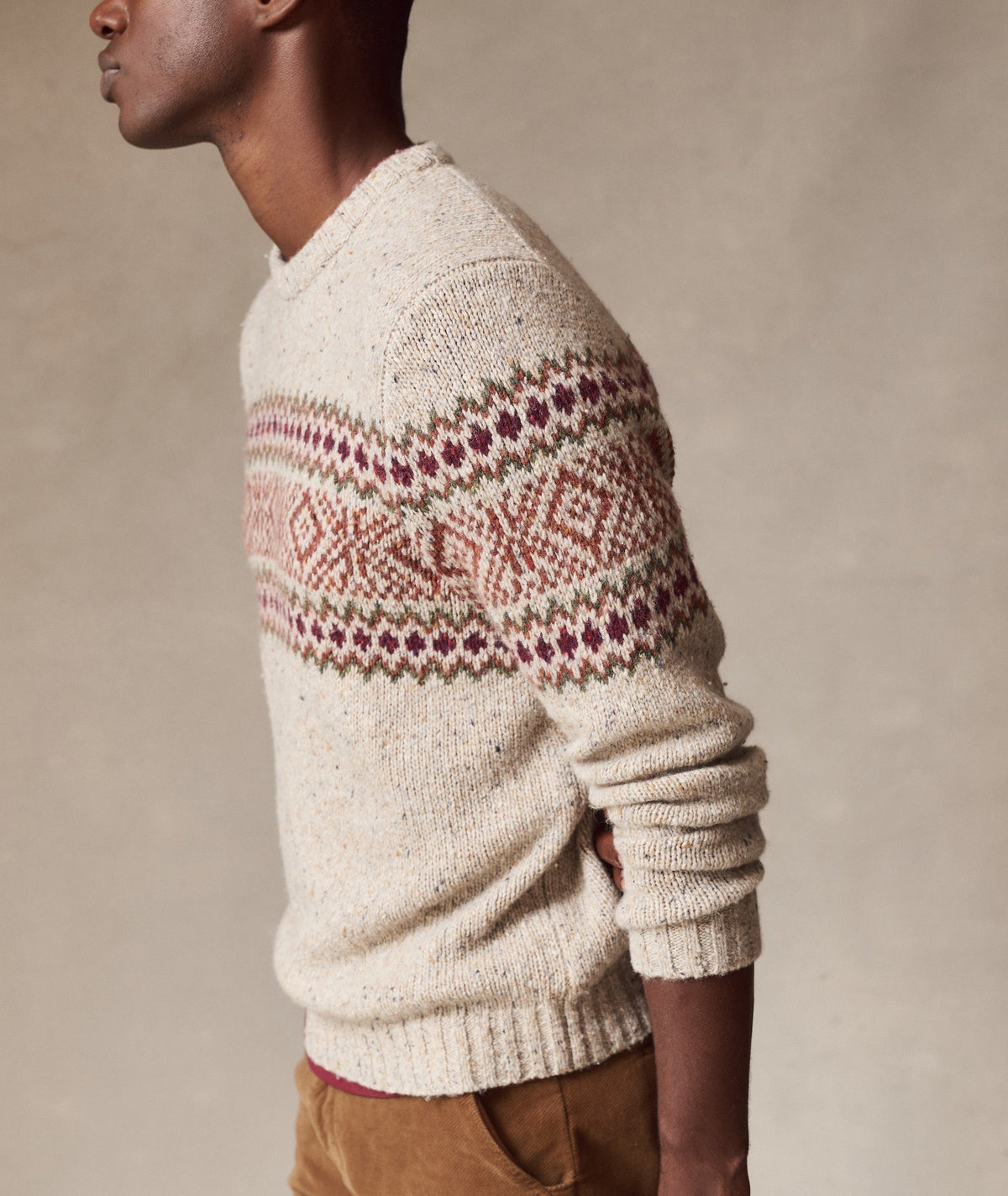 Marine Layer Men's Donegal Fair Isle Sweater