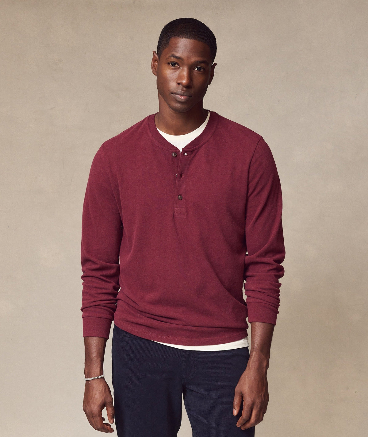 Marine Layer Luxe Jersey Henley