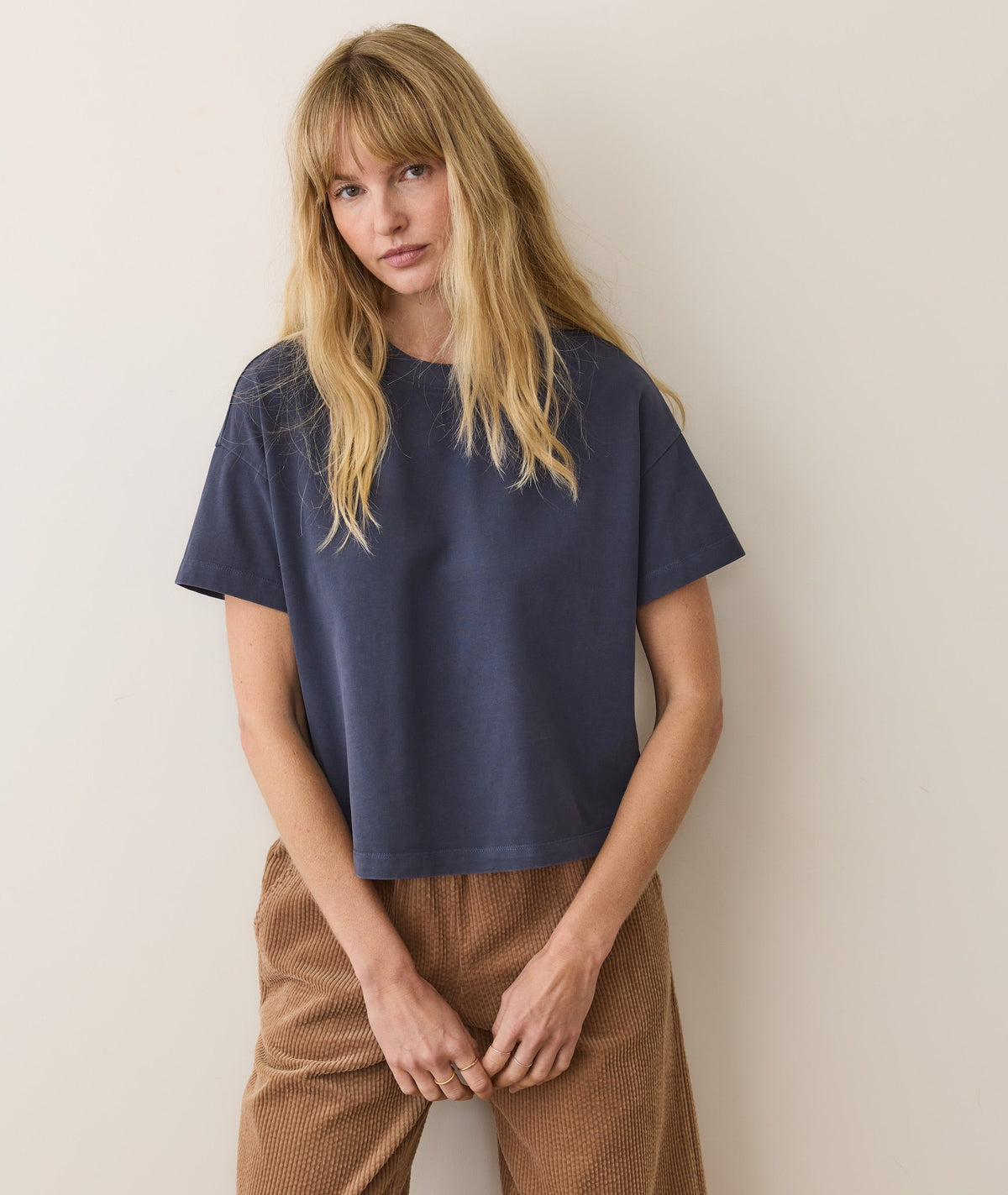 Marine Layer Women's Luxe Jersey Crew Tee
