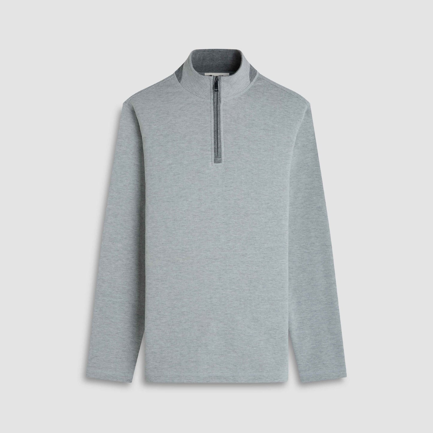 Bugatchi Houndstooth Performance Quarter Zip