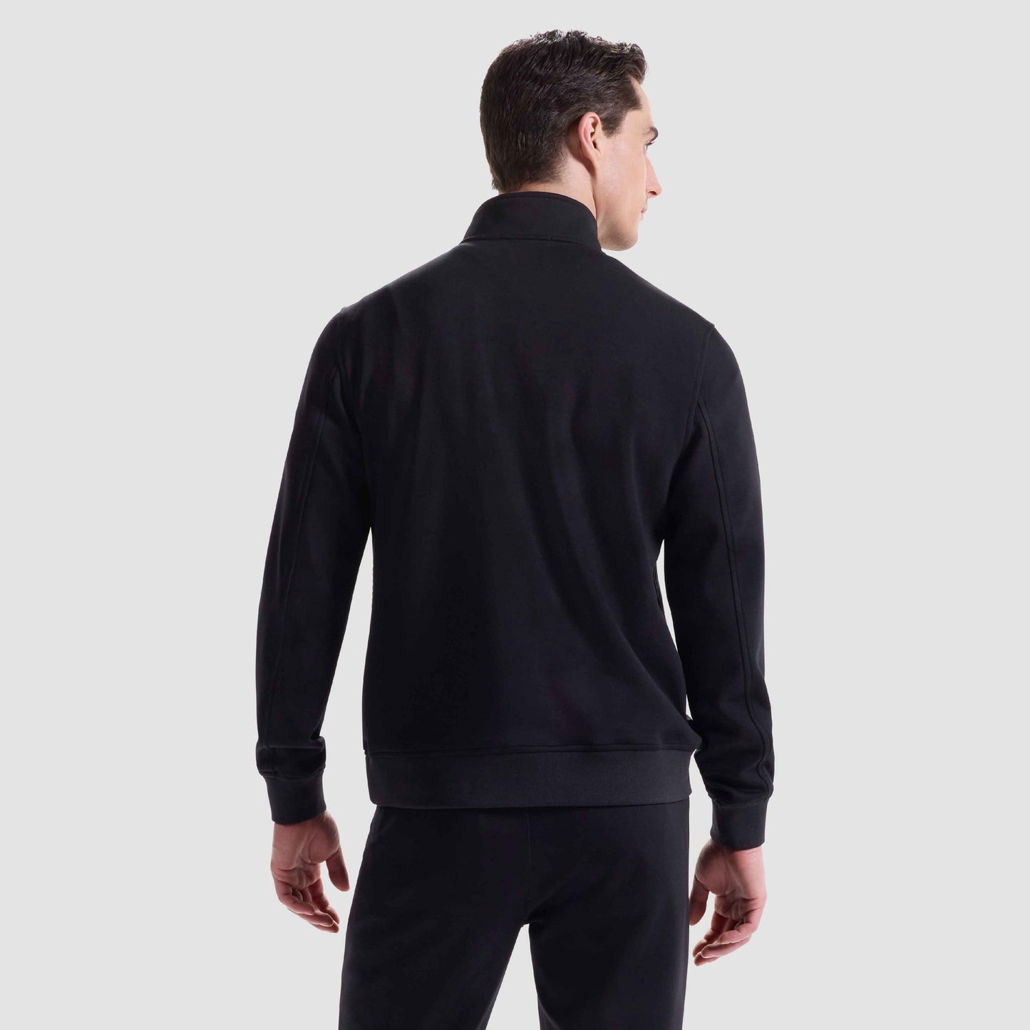 Bugatchi Soft Touch Geometric Performance Quarter Zip