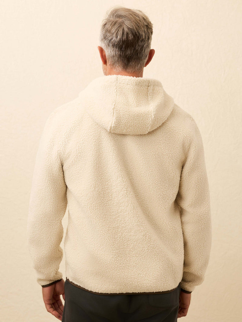 Faherty Men's High Pile Fleece Hoodie