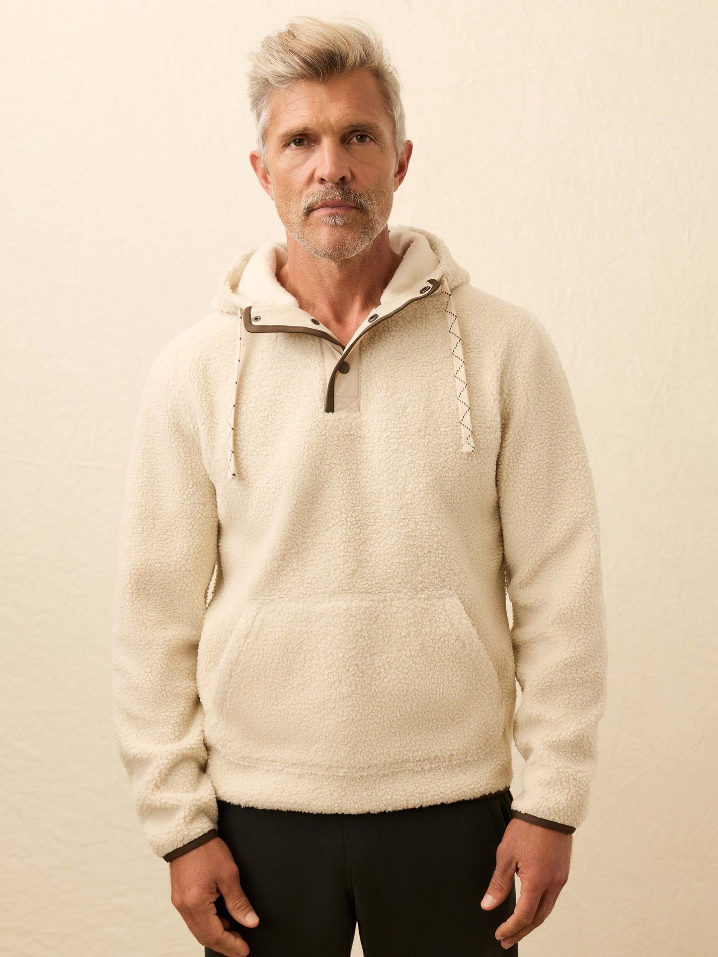 Faherty Men's High Pile Fleece Hoodie