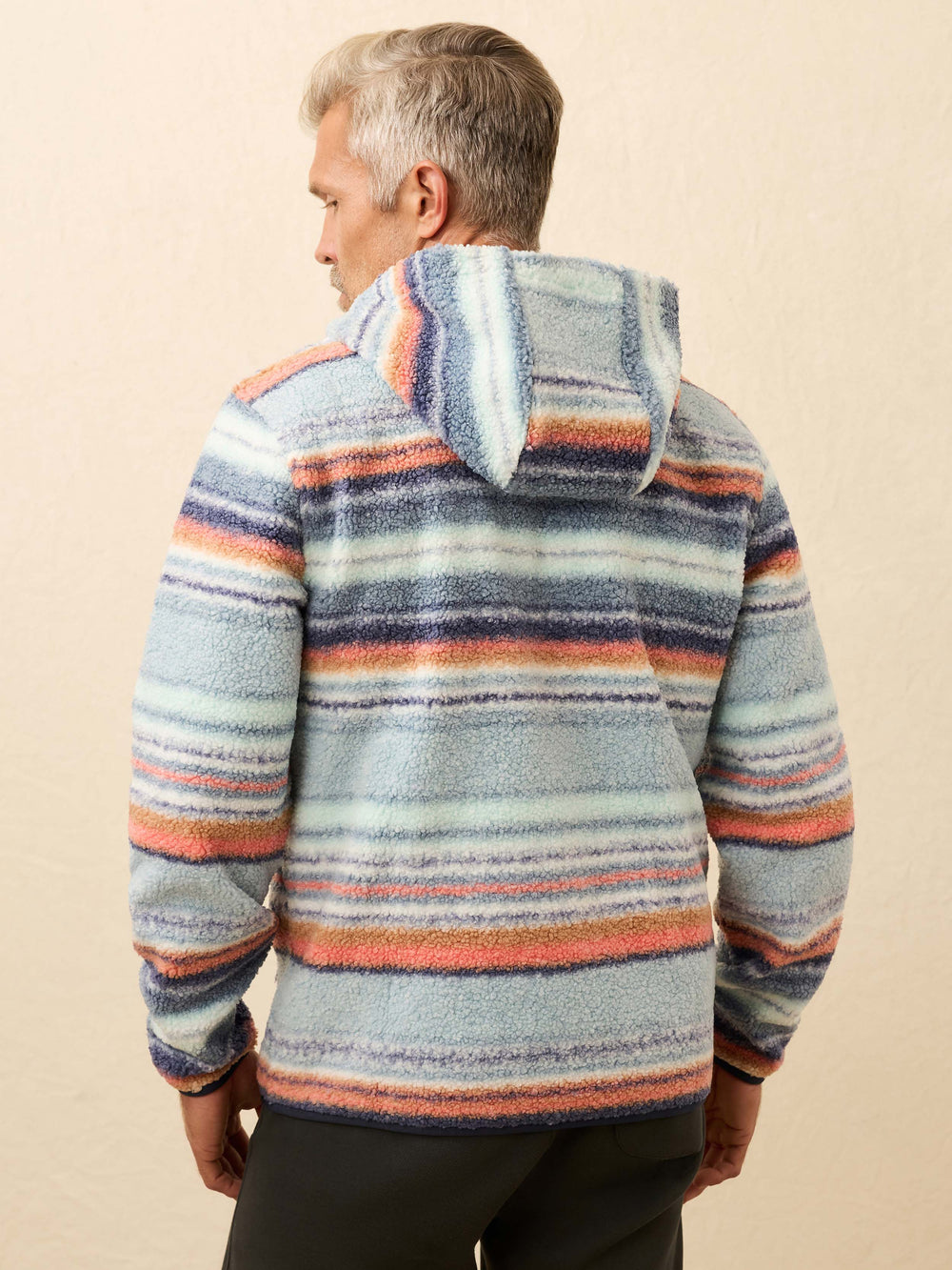 Faherty Men's High Pile Fleece Hoodie