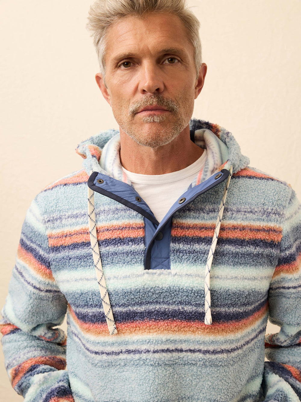 Faherty Men's High Pile Fleece Hoodie
