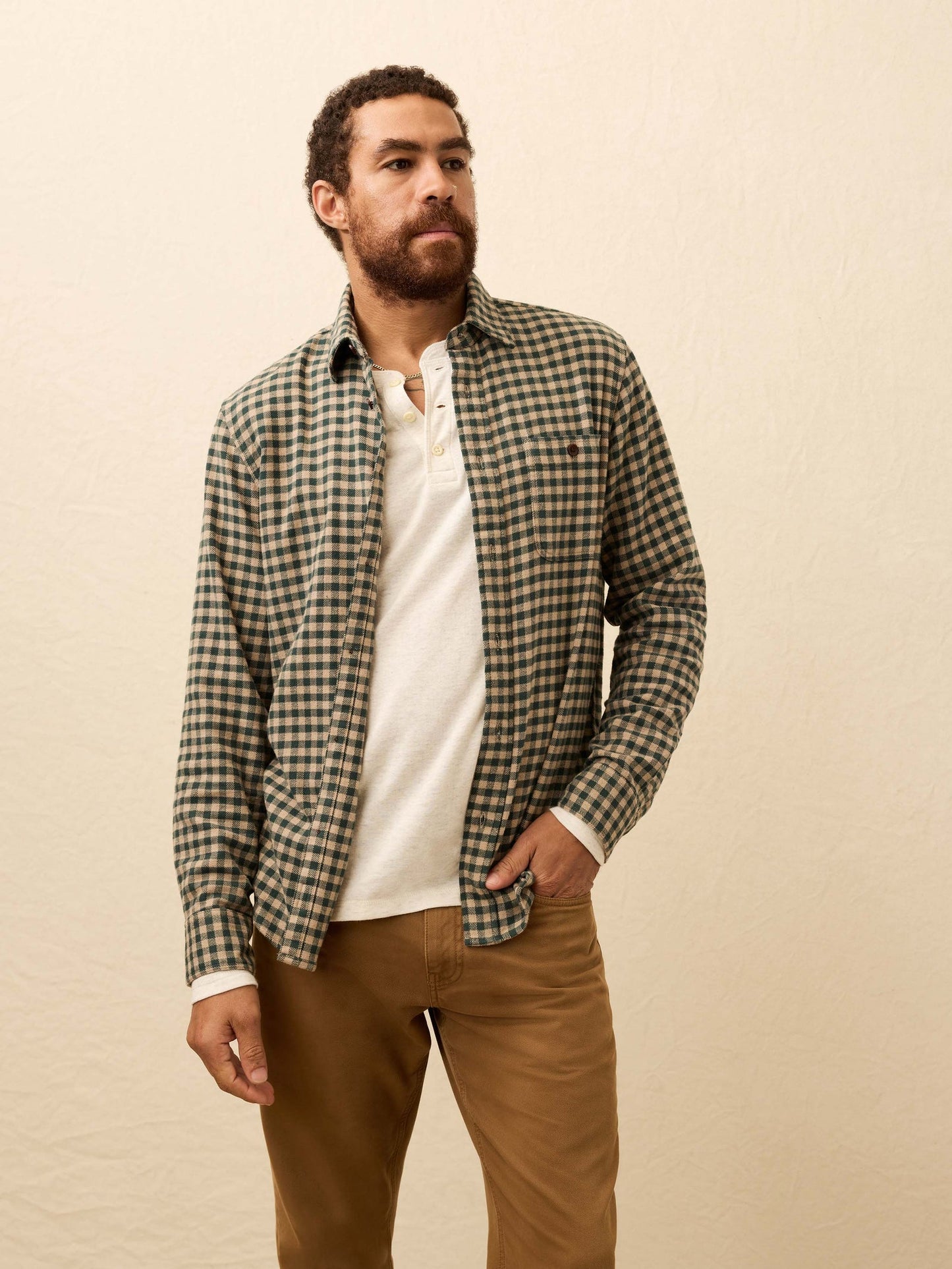 Faherty Men's Super Brushed Flannel