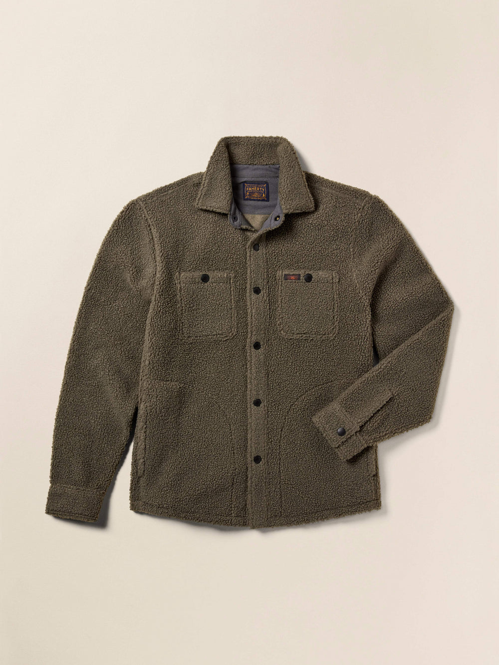 Faherty Men's Range Fleece CPO