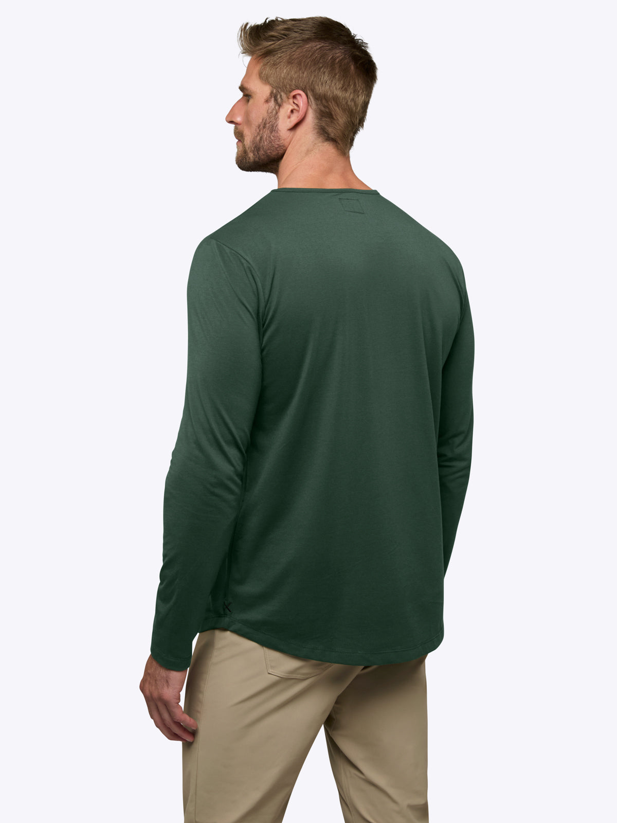 Cuts Men's AO Long Sleeve Curve-Hem Tee