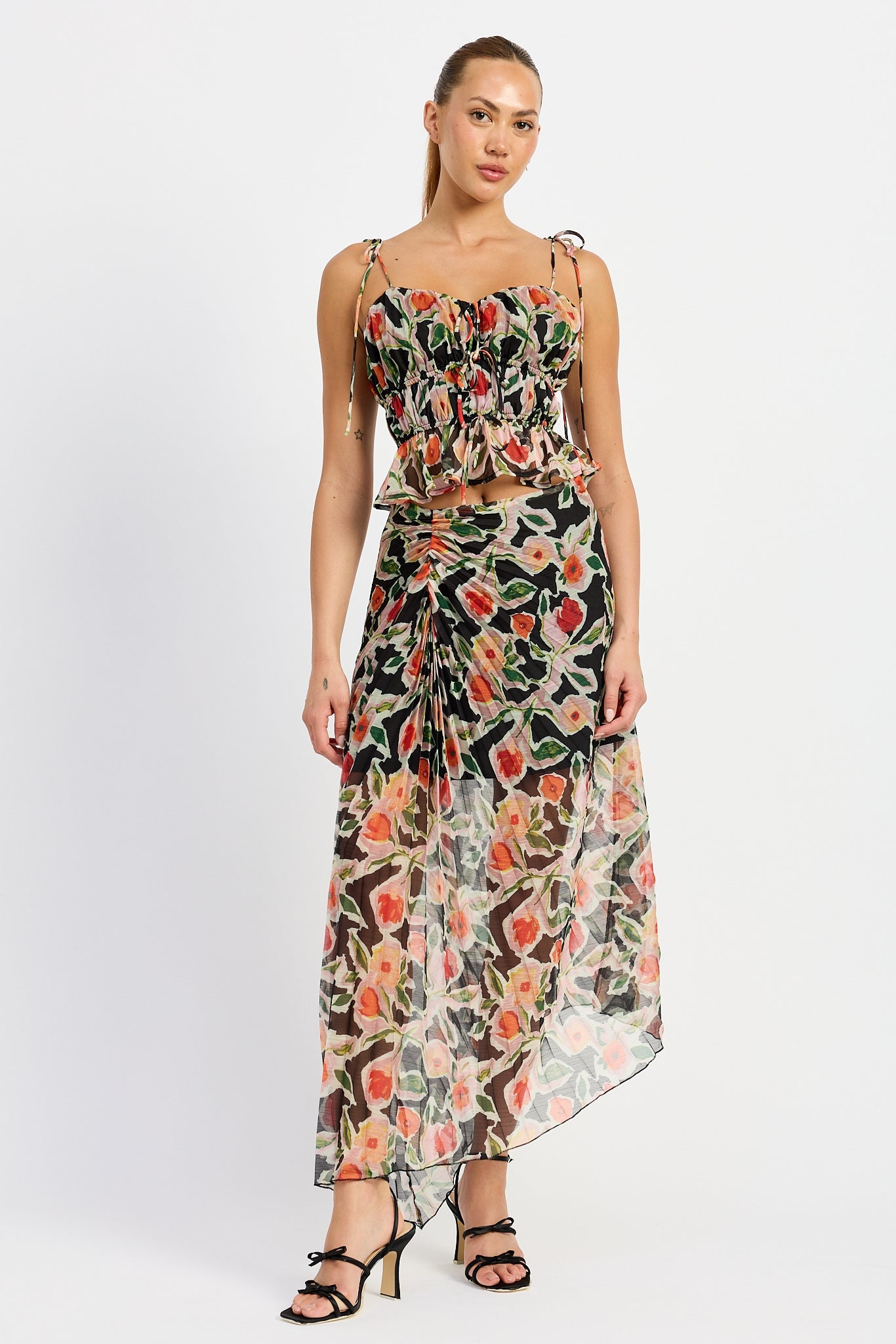 En Saison Eden Asymmetric Skirt
