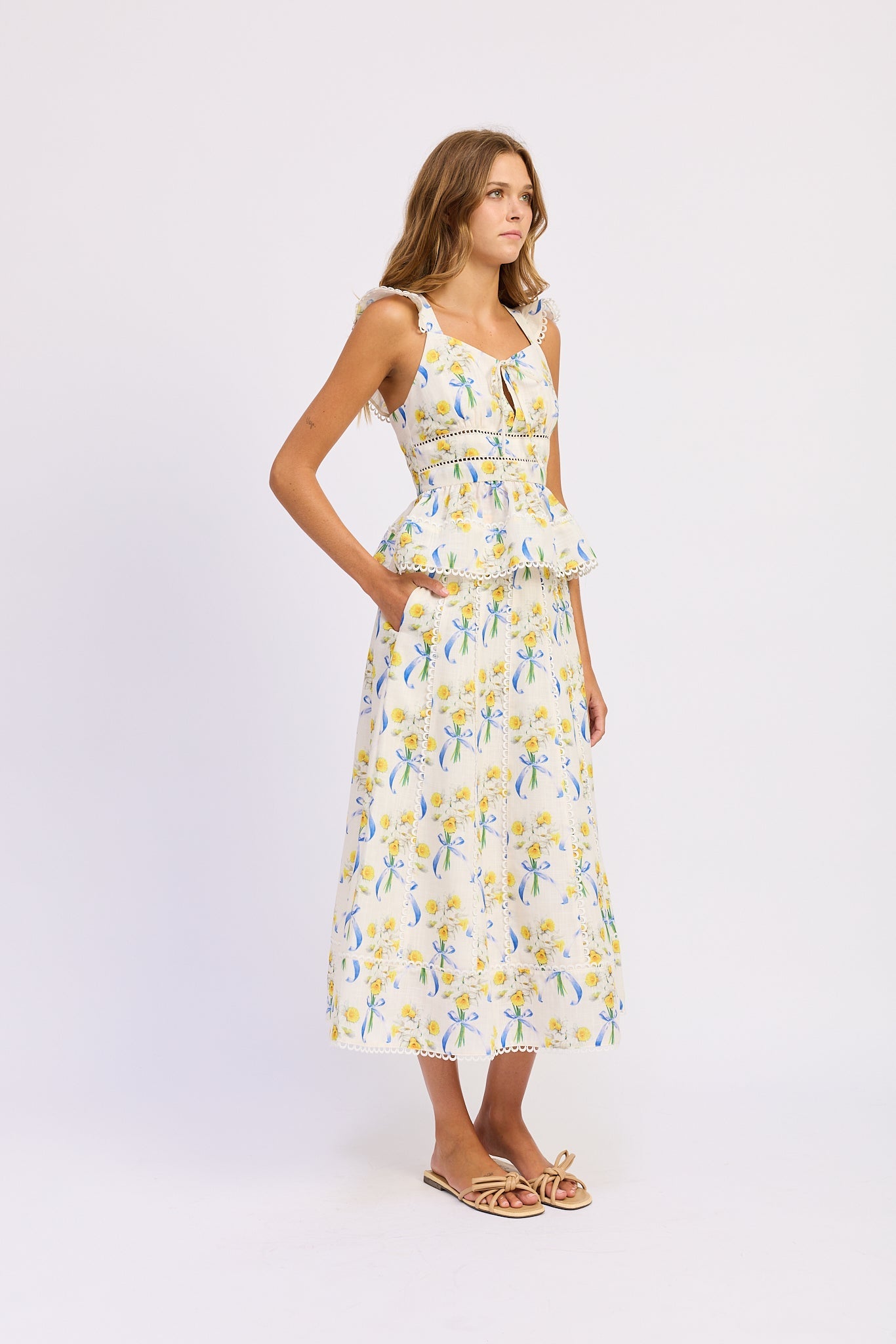En Saison Audrey Midi Skirt