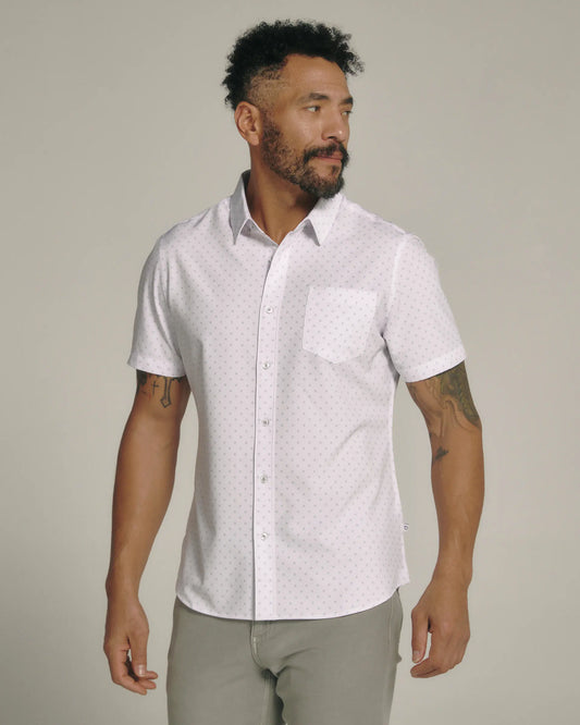 7 Diamonds Gareth Short Sleeve Button Down Shirt