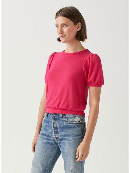 Michael Stars Elise Puff Sleeve Top