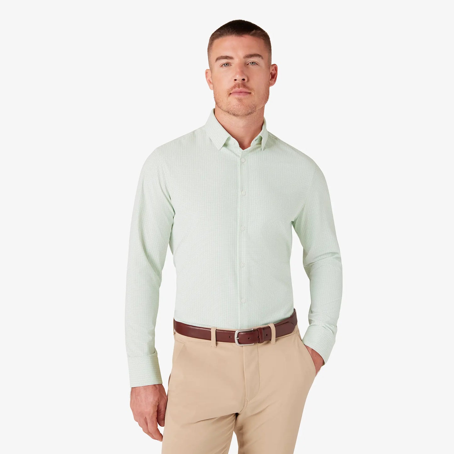 Mizzen + Main Leeward Long Sleeve Dress Shirt (April '24)