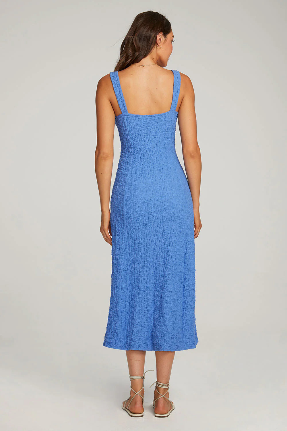 Saltwater Luxe Cannan Midi Dress (Pacific Crinkle)